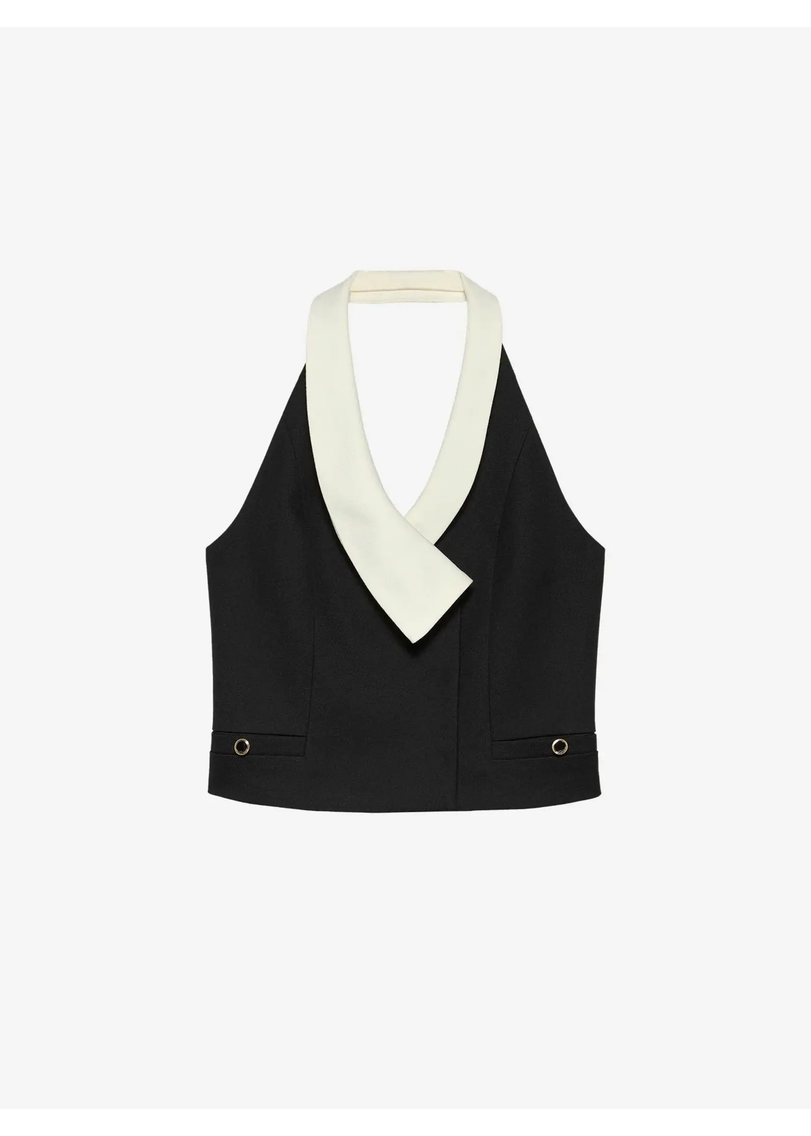 NIKKIE OULU GILET BLACK N1-766 2601