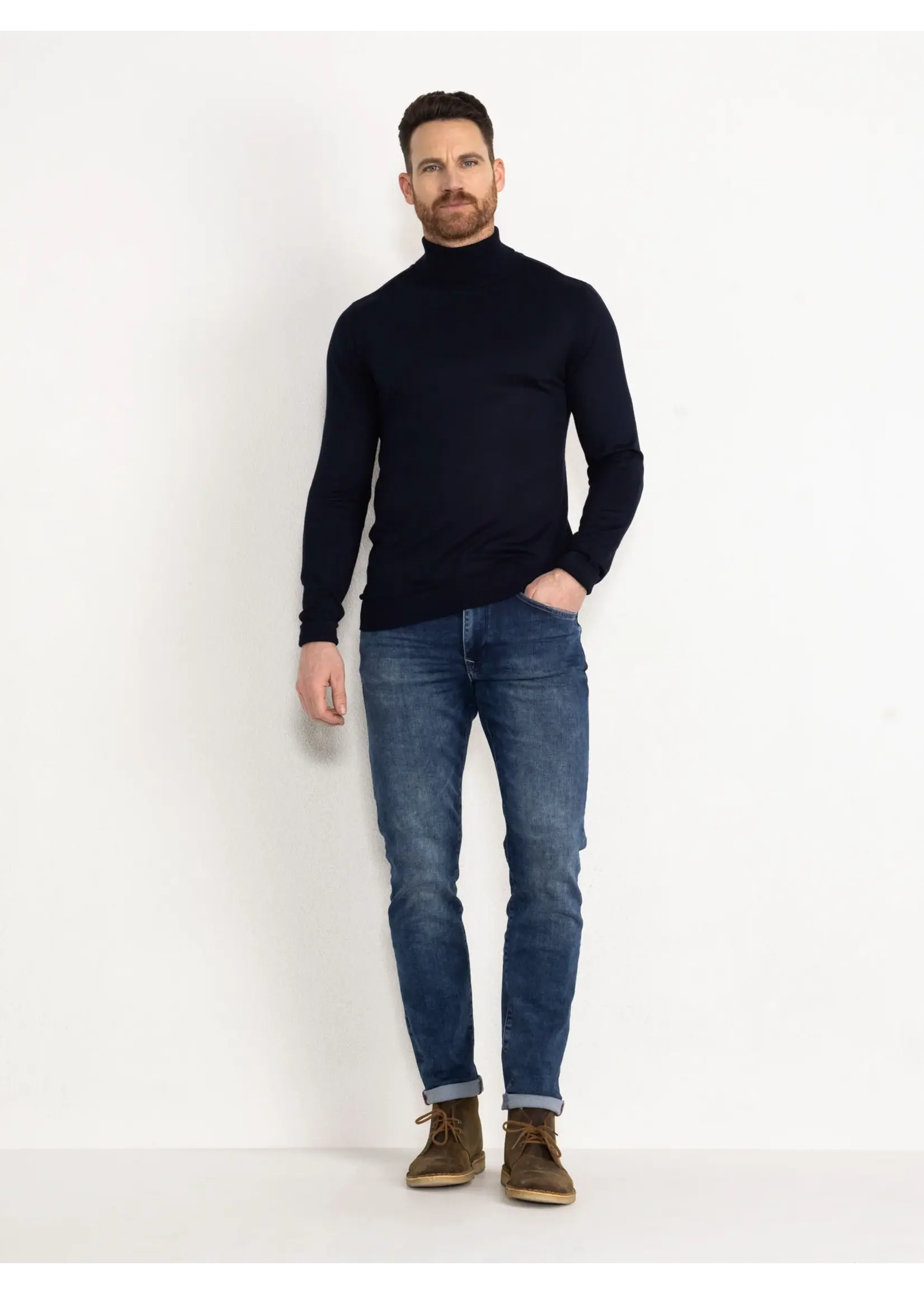 PETROL INDUSTRIES TURTLE NECK NAVY M-NOOS-KWC001-5152