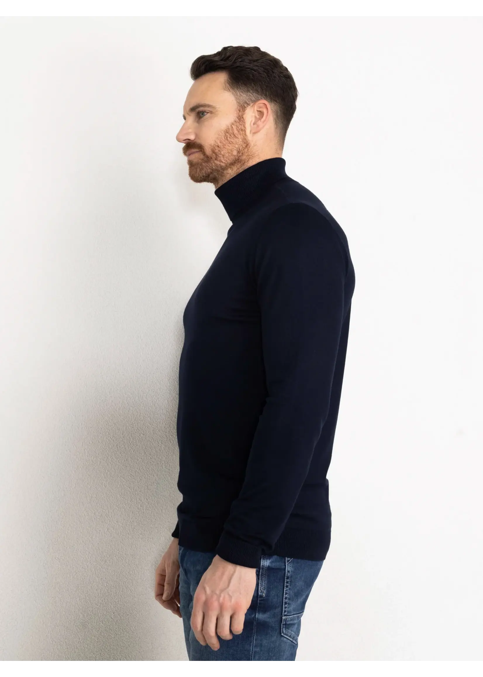 PETROL INDUSTRIES TURTLE NECK NAVY M-NOOS-KWC001-5152