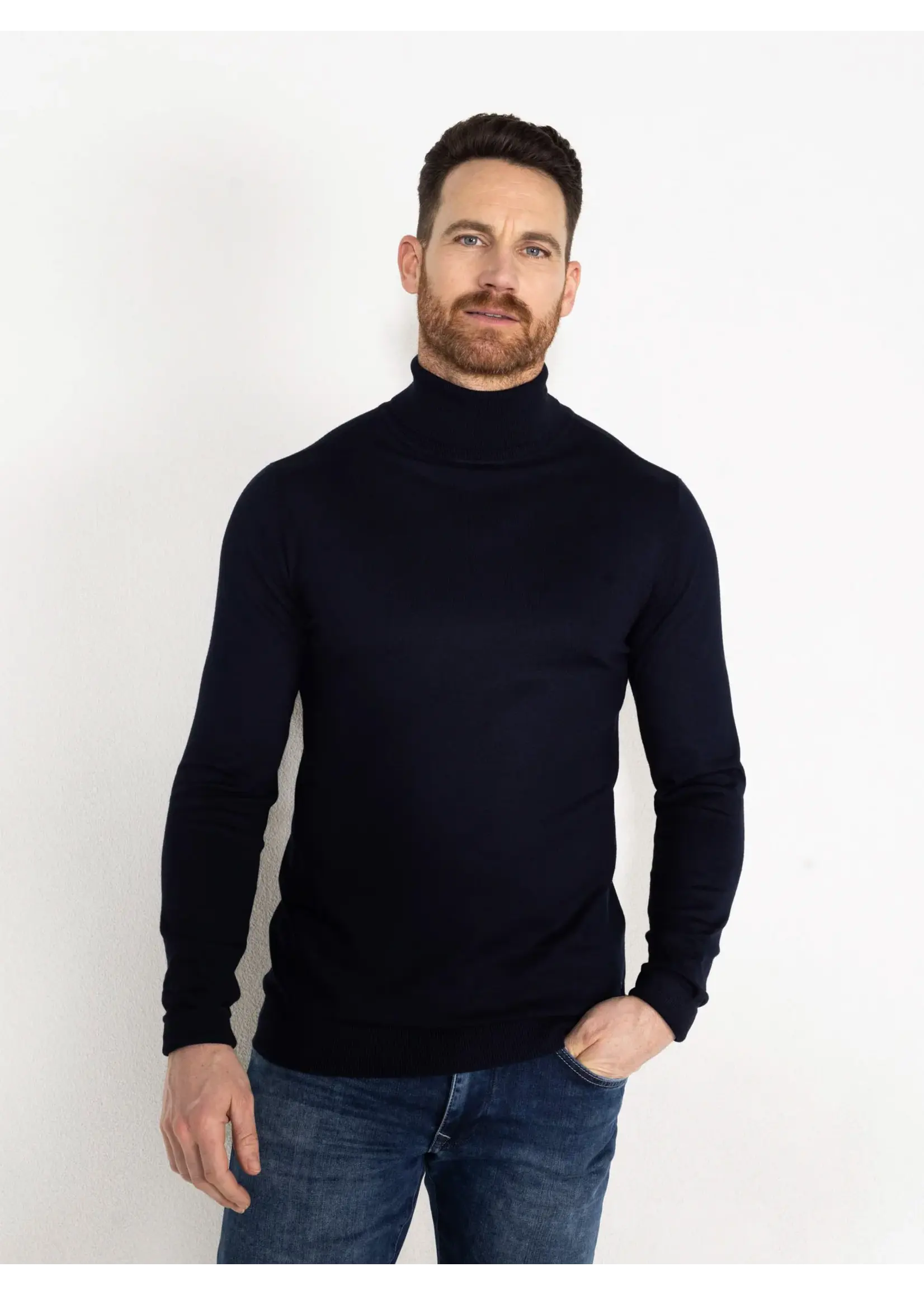 PETROL INDUSTRIES TURTLE NECK NAVY M-NOOS-KWC001-5152