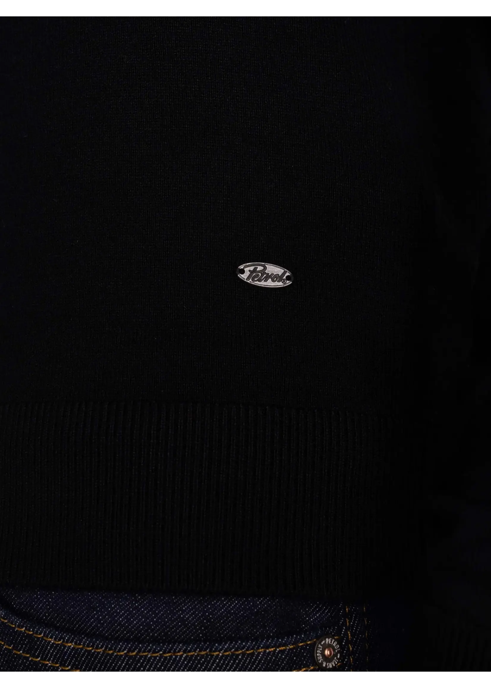 PETROL INDUSTRIES TURTLE NECK BLACK M-NOOS-KWC001-9999