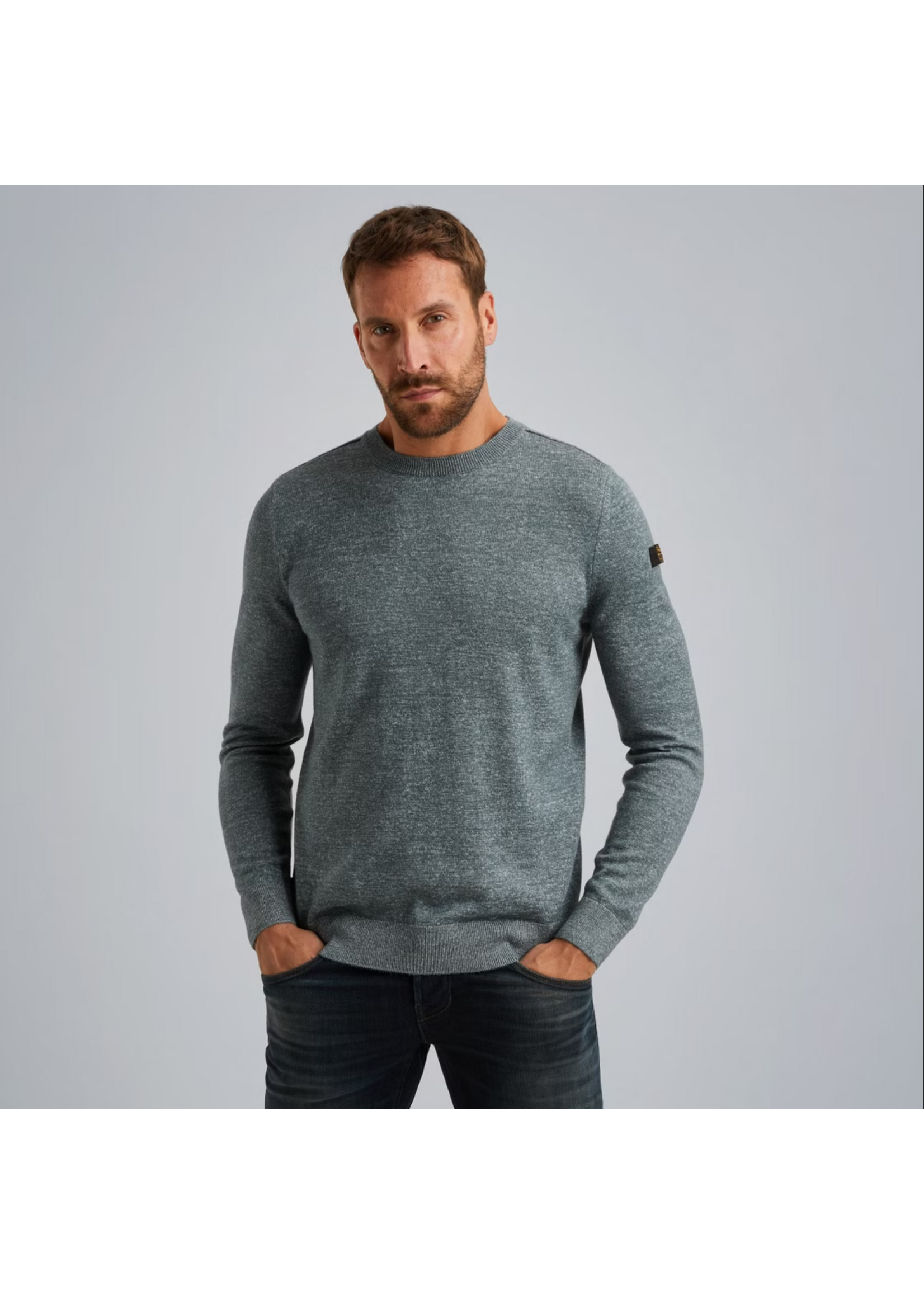PME-Legend PULLOVER KNITWEAR PKW2508335 SILVER BLUE