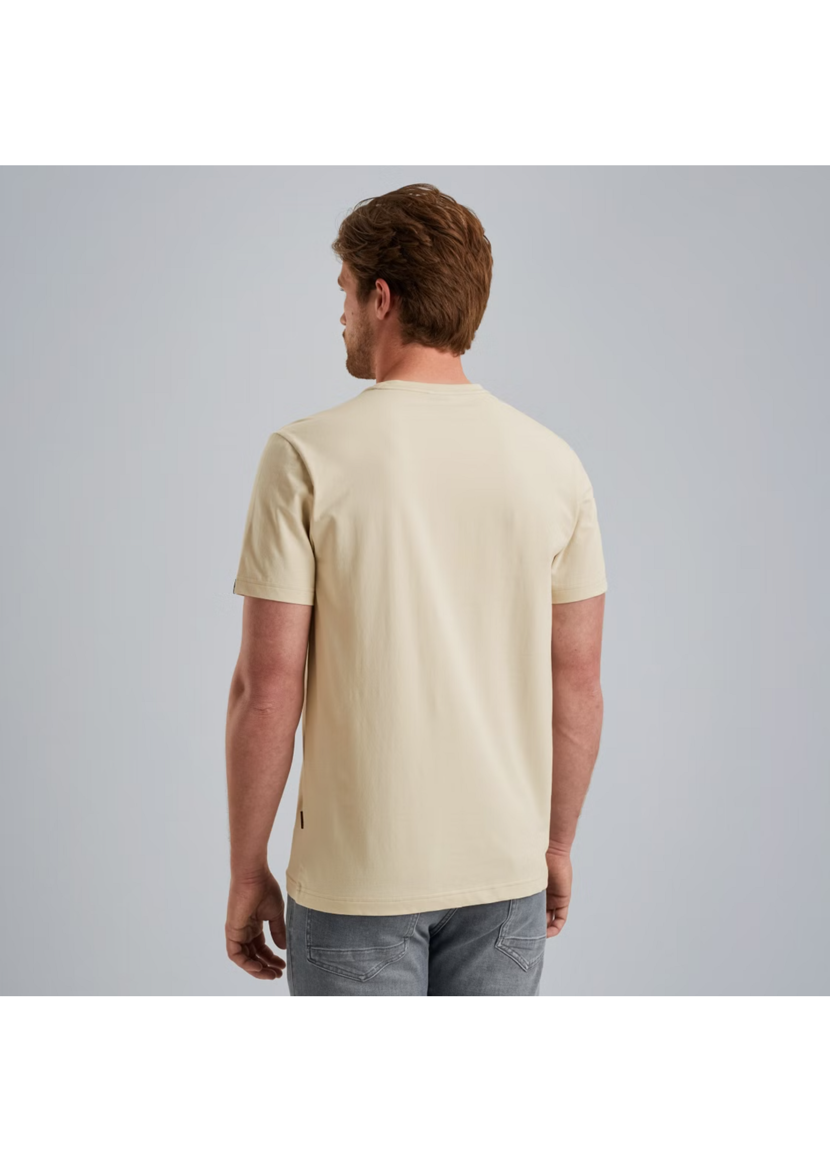 PME-Legend SHORT SLEEVE R-NECK BONE WHITE PTSS2509569