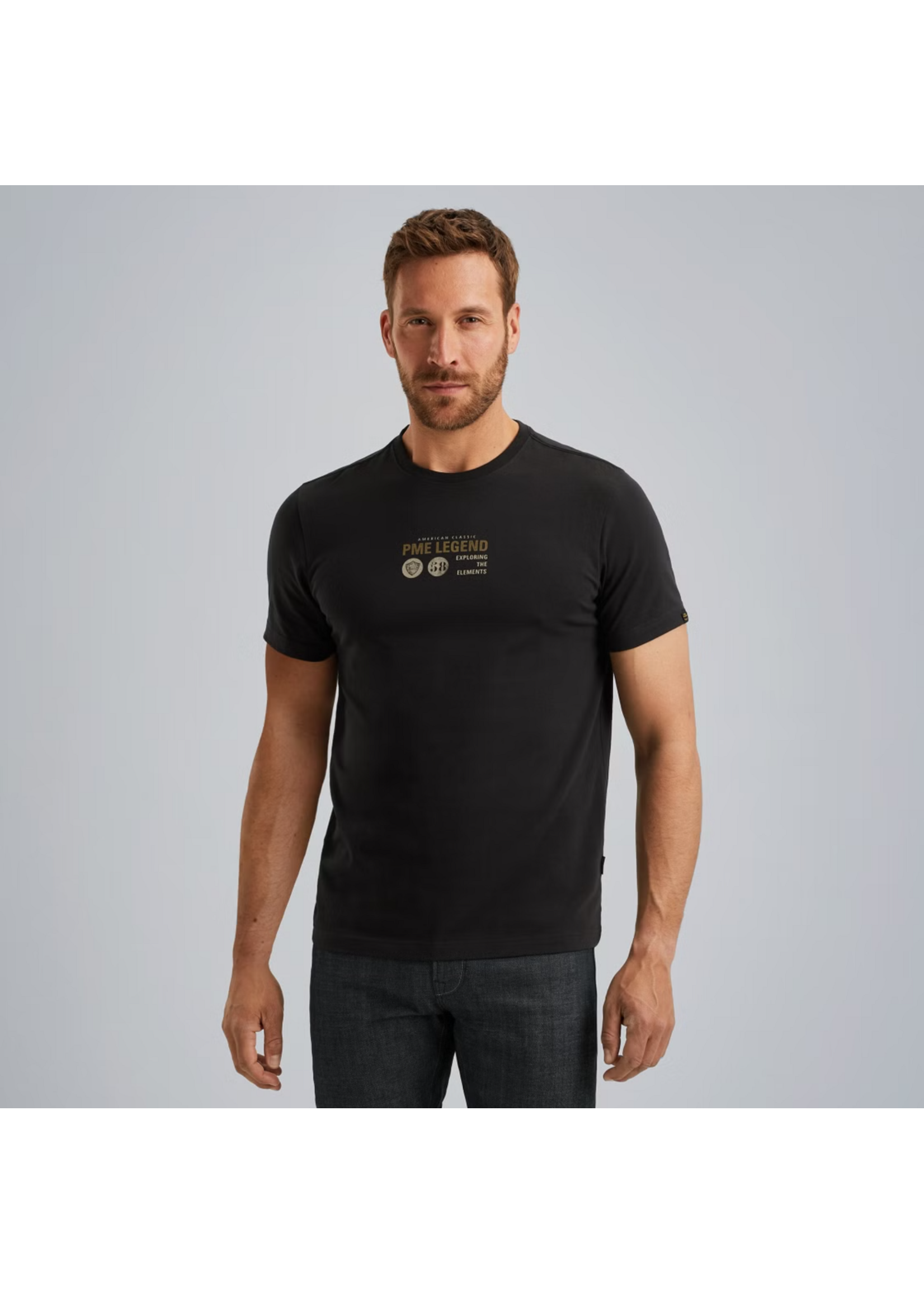 PME-Legend SHORT SLEEVE R-NECK BLACK PTSS2509569