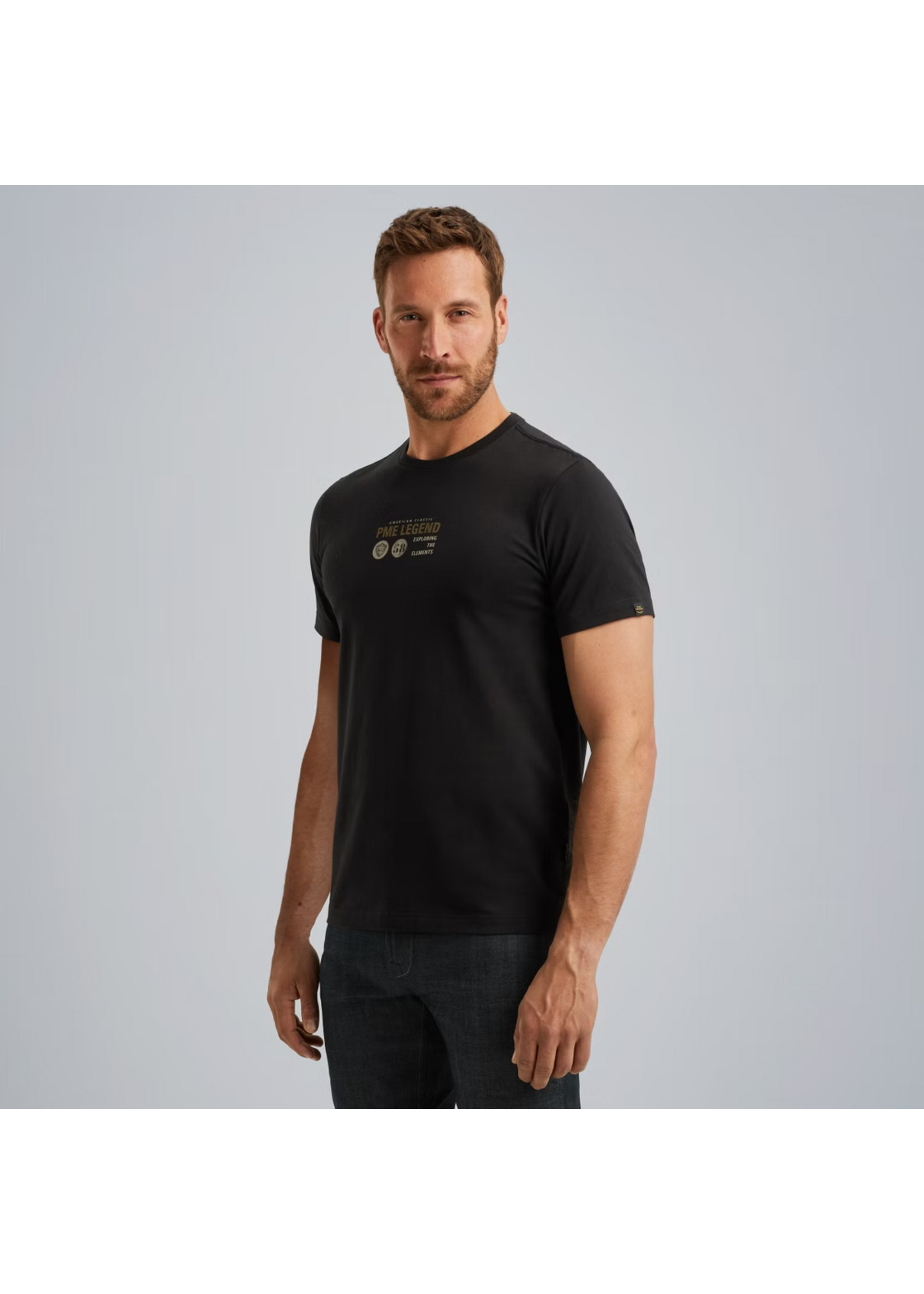 PME-Legend SHORT SLEEVE R-NECK BLACK PTSS2509569