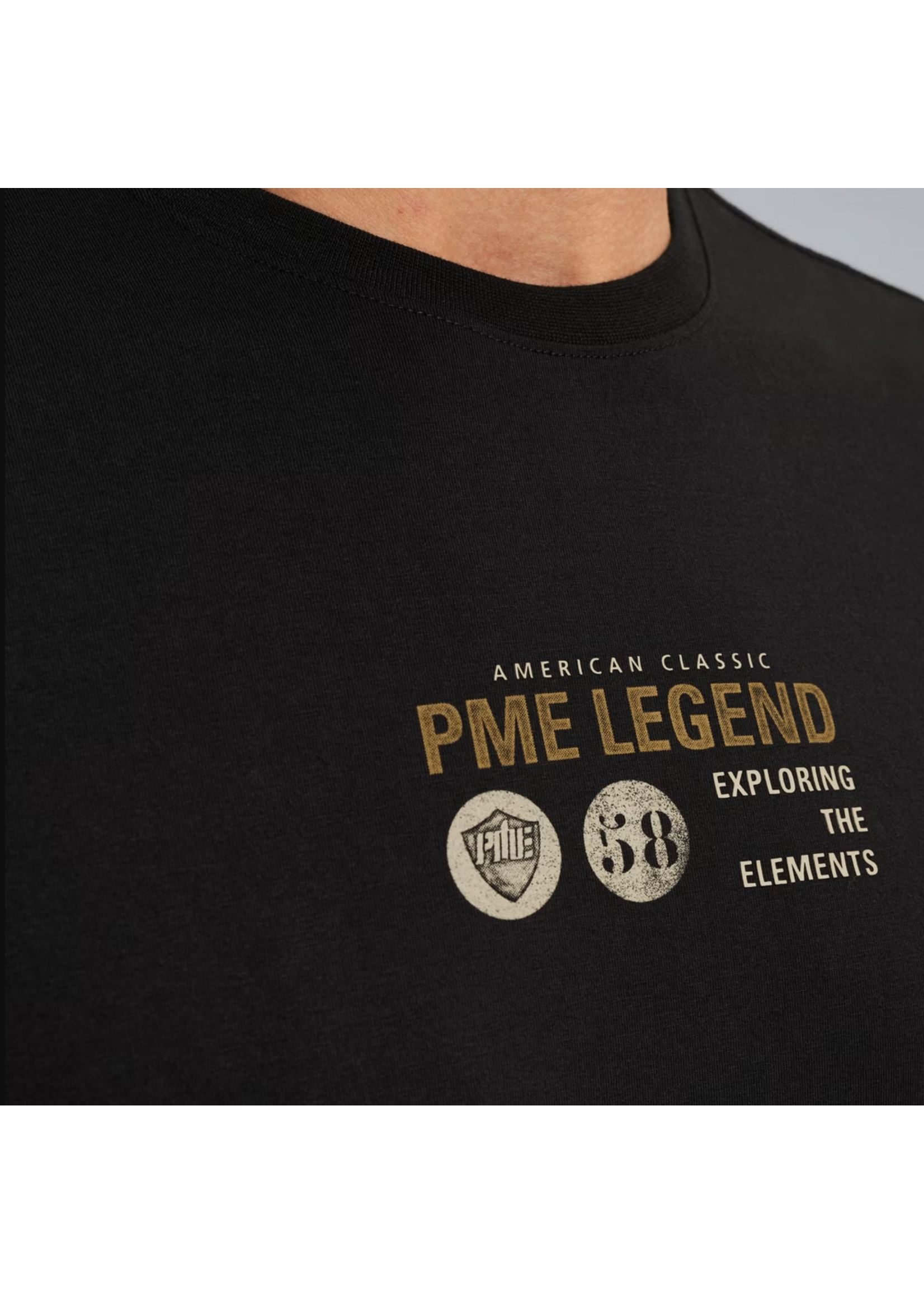 PME-Legend SHORT SLEEVE R-NECK BLACK PTSS2509569