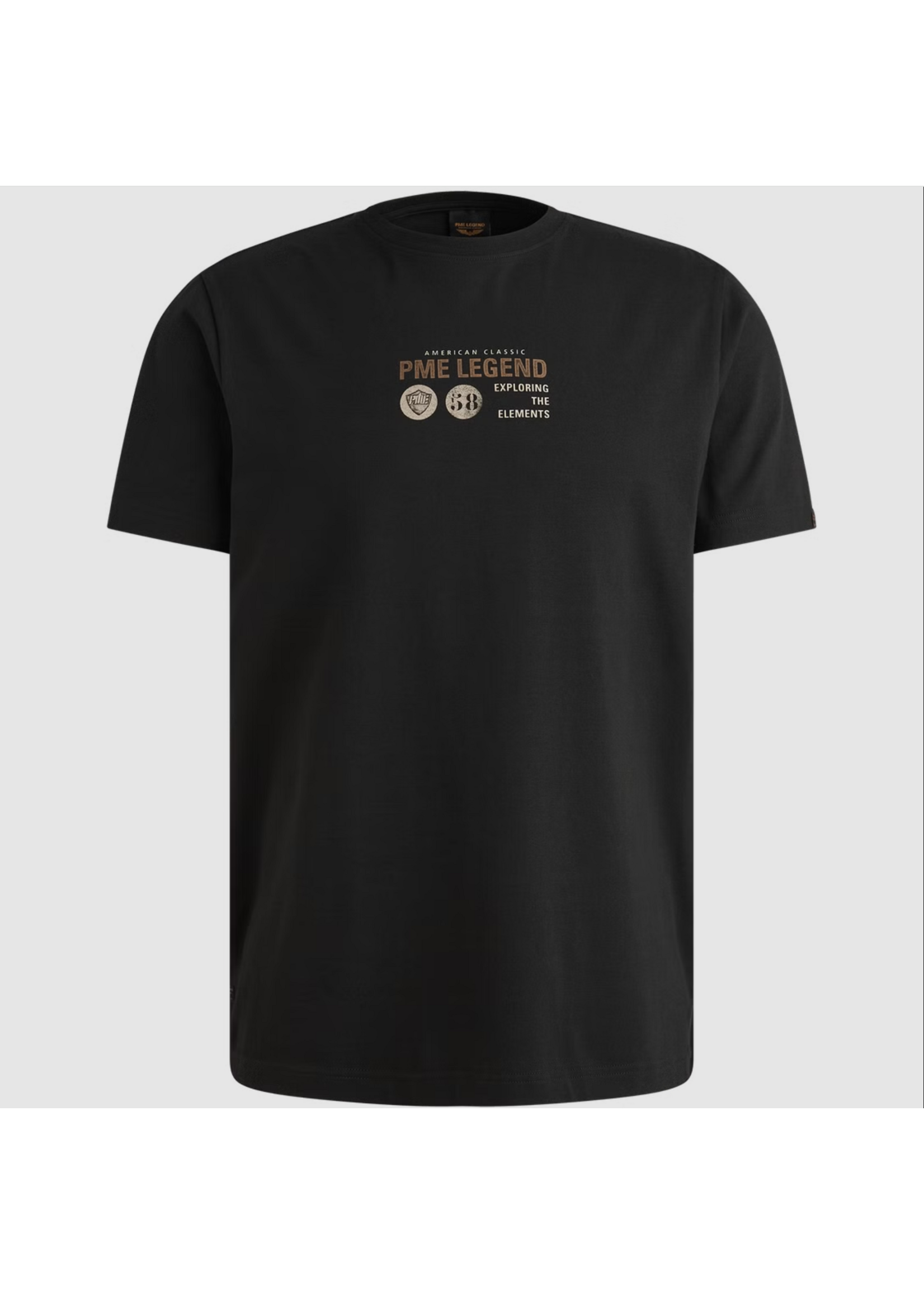 PME-Legend SHORT SLEEVE R-NECK BLACK PTSS2509569