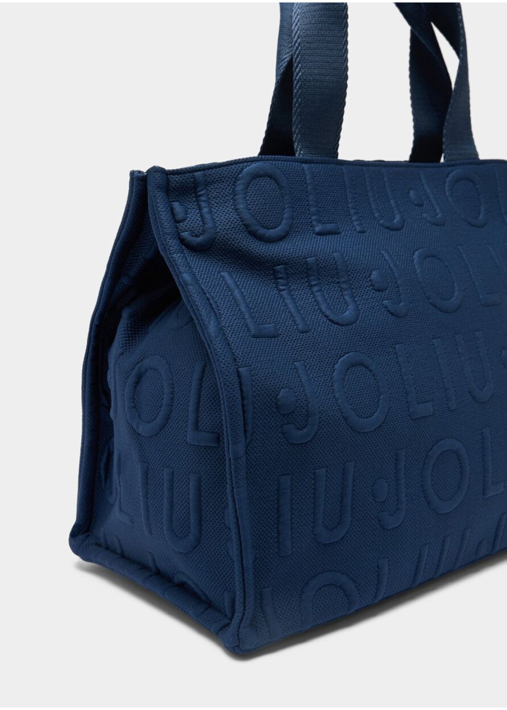 LIU JO SHOPPER TOTE LOGO BUBBLE SKY BLUE 2A6026 T0300