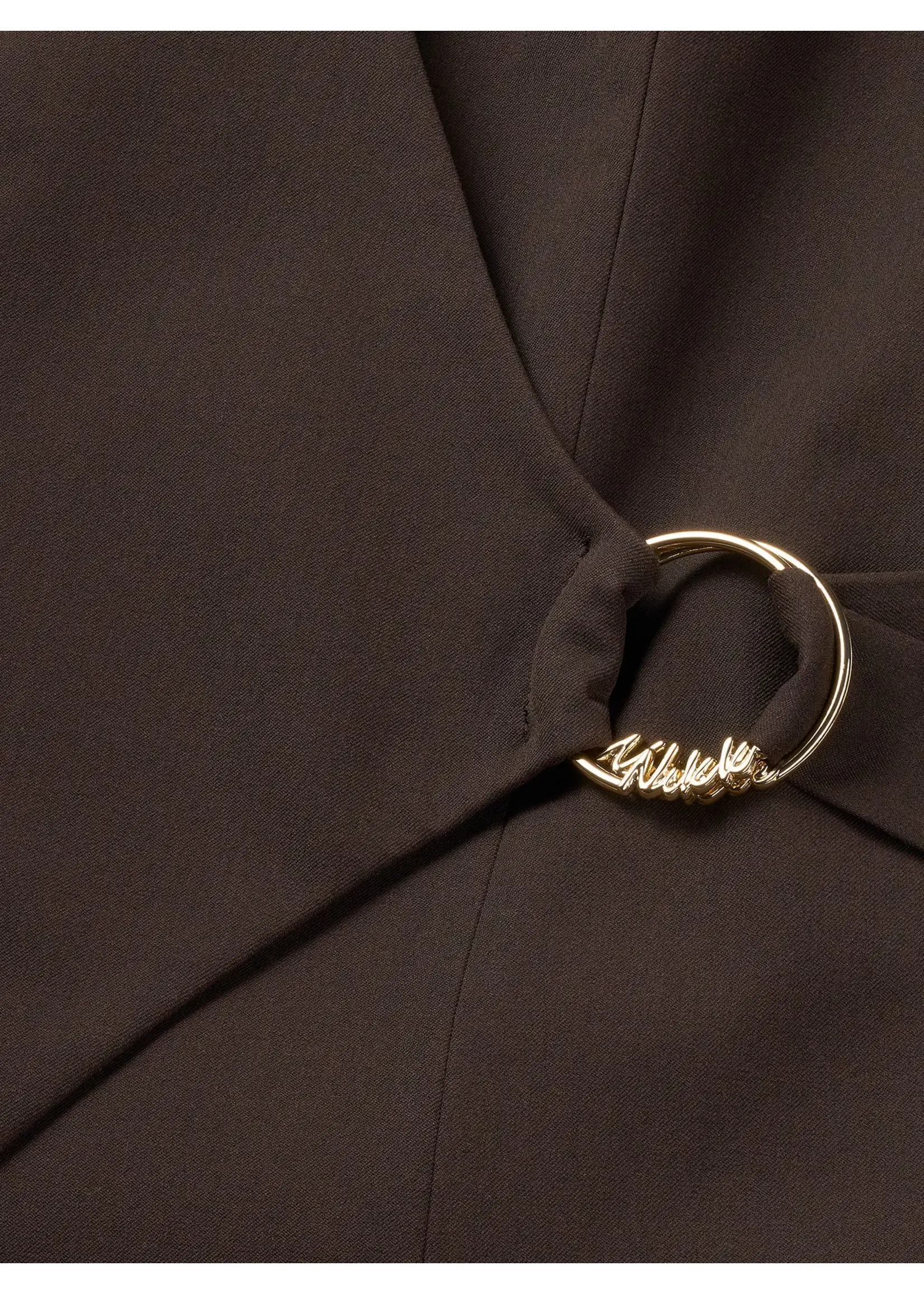 NIKKIE OXFORD WAISTCOAT COFFEE N 1-681 2601