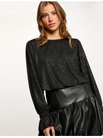 MORGAN TSHIRT LONG SLEEVE BLACK