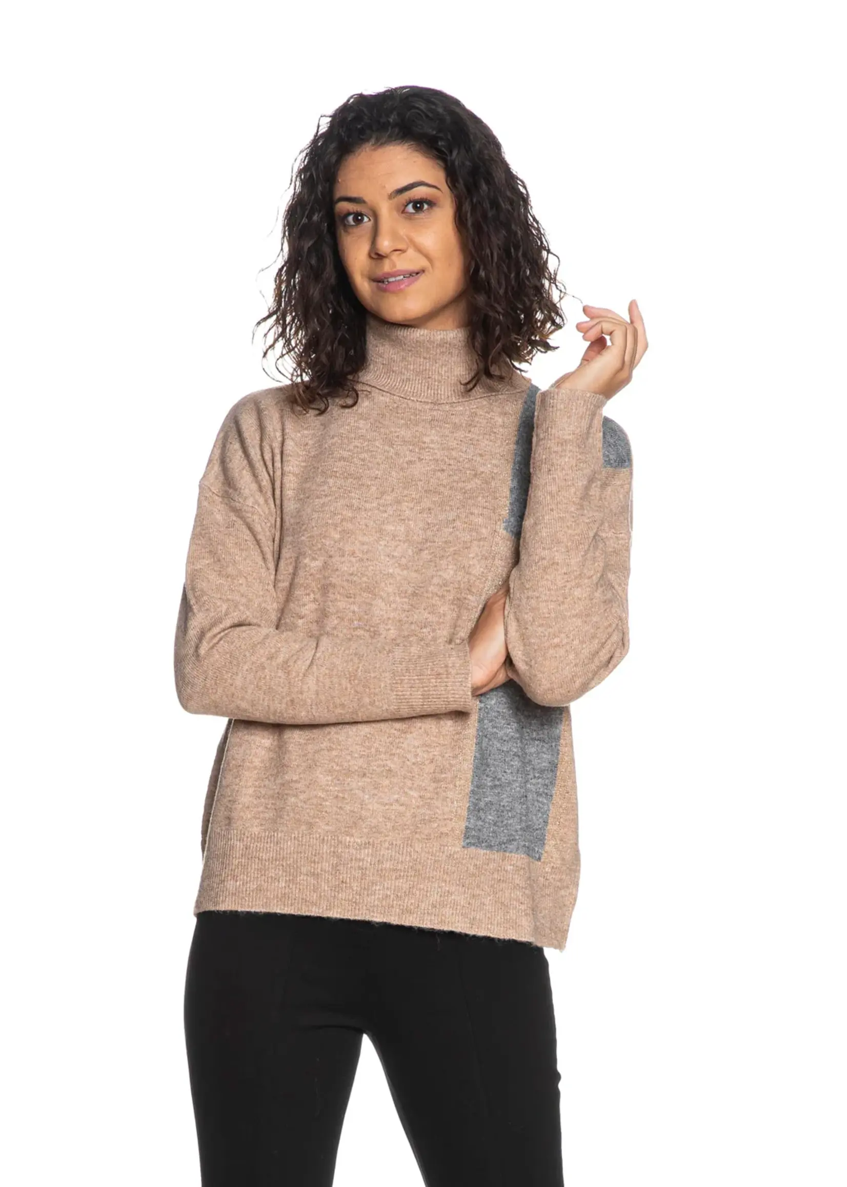 MARKUP PULL WITH COLLAR INSERT LUREX CAMELLO MW9600067