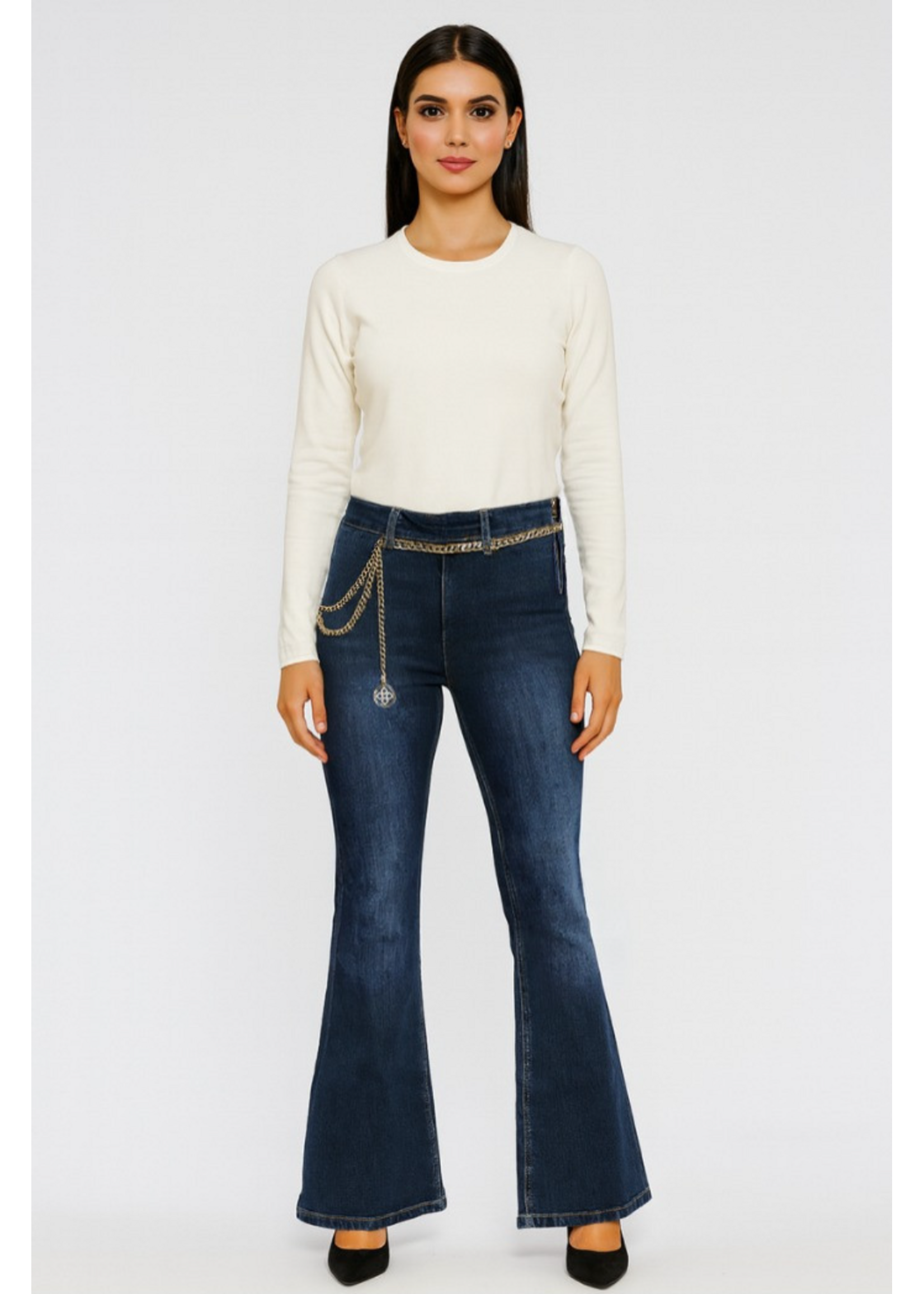 MARKUP JEANS GOLD CHAIN BLUE MW9650013