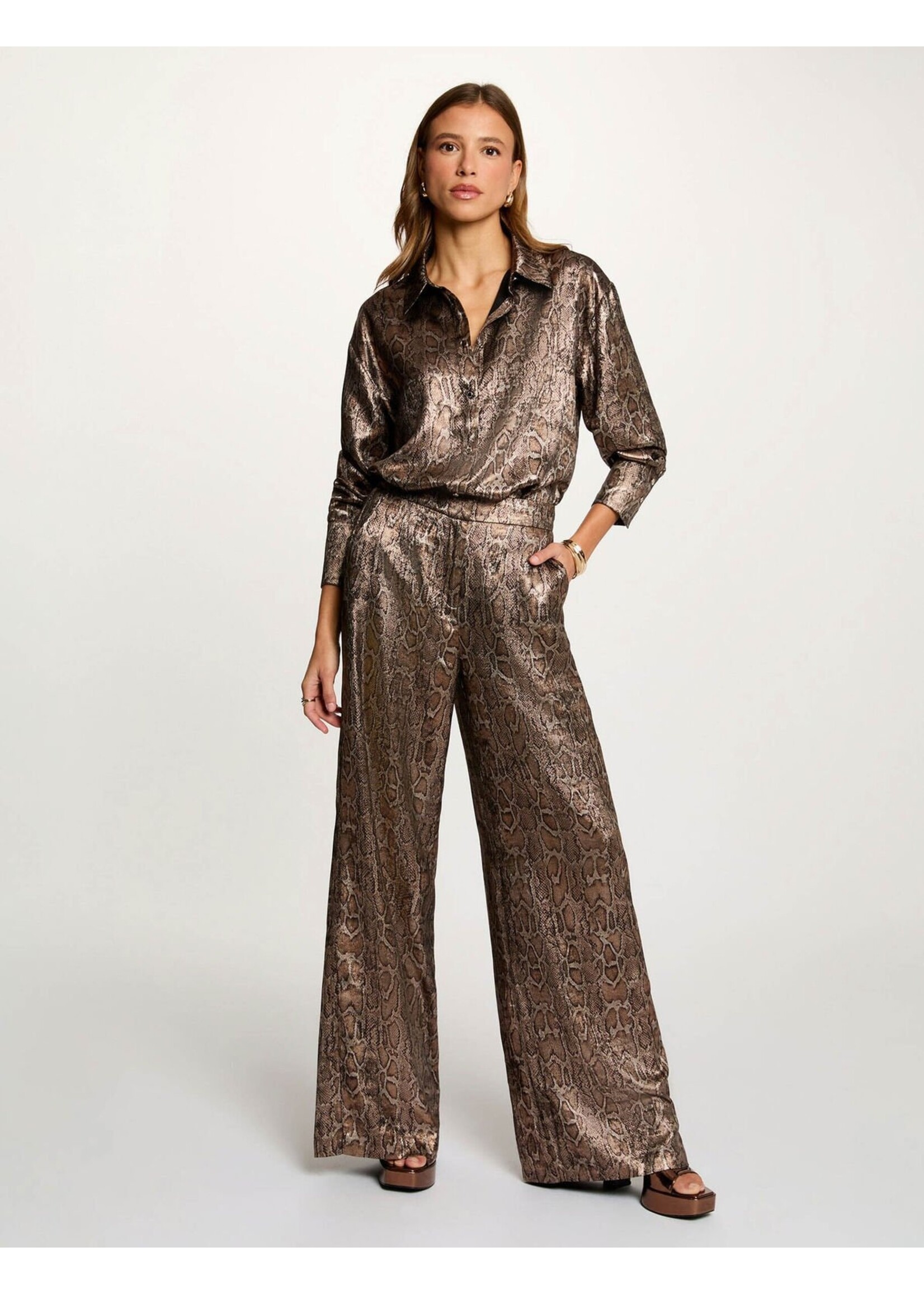 MORGAN PANTS SNAKE PRINT MULTIC. 252-PJENG.F