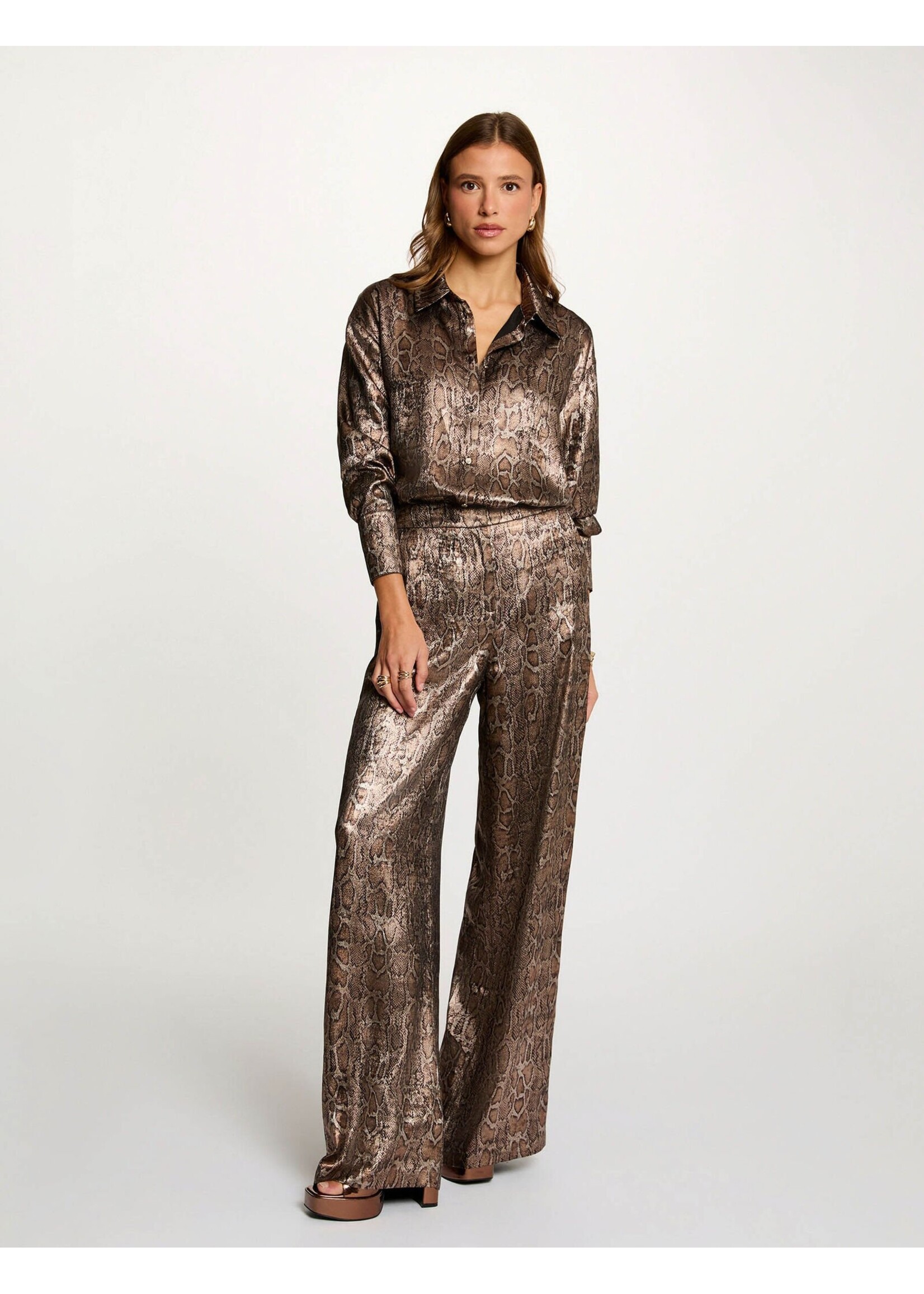 MORGAN BLOUSE SNAKE PRINT 252-CEBIL.F