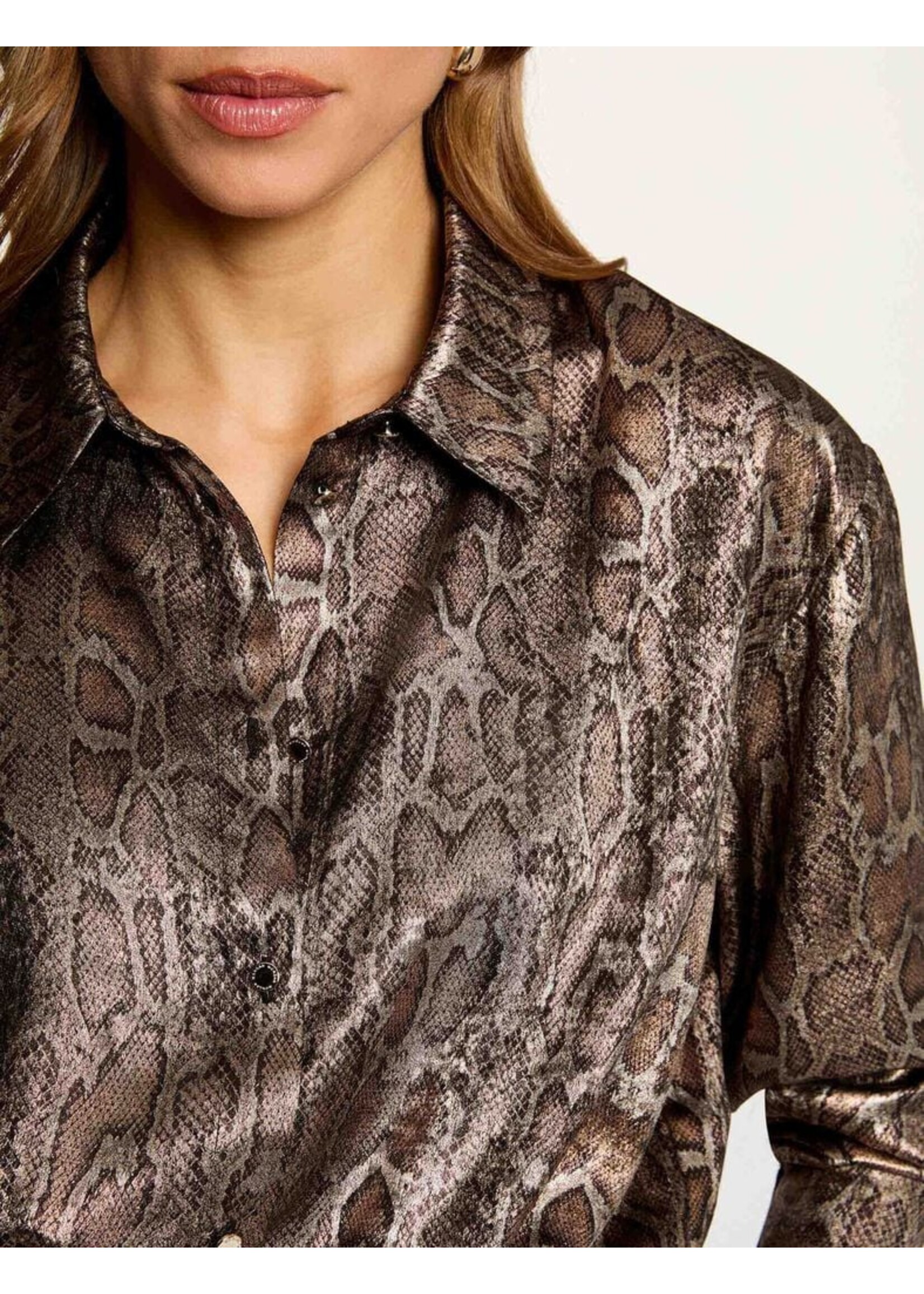 MORGAN BLOUSE SNAKE PRINT 252-CEBIL.F