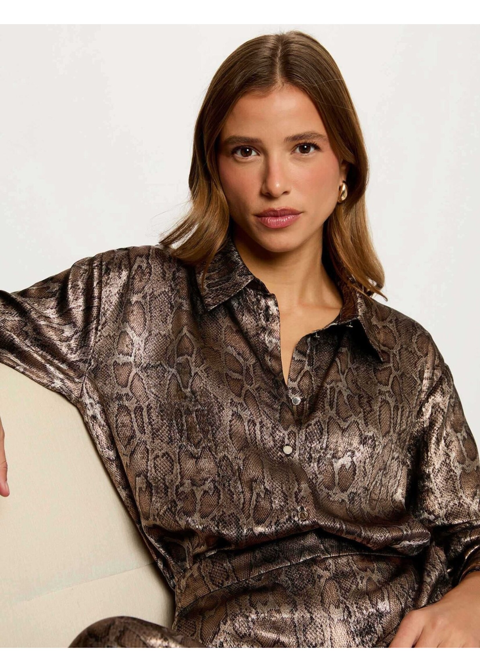 MORGAN BLOUSE SNAKE PRINT 252-CEBIL.F