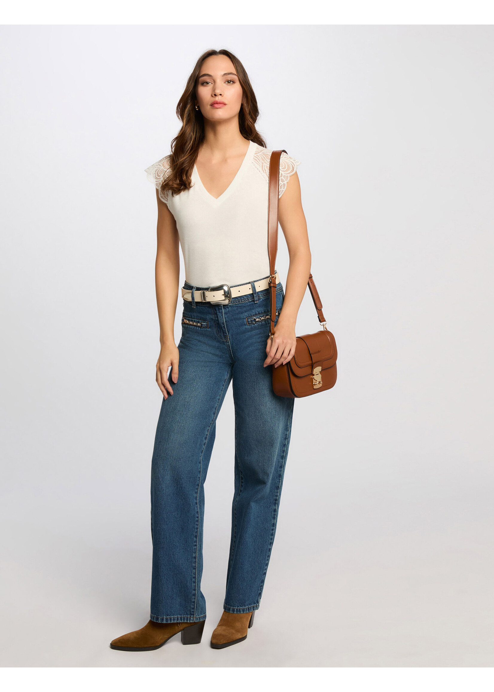 MORGAN TOP SLEEVE LACE DMEG