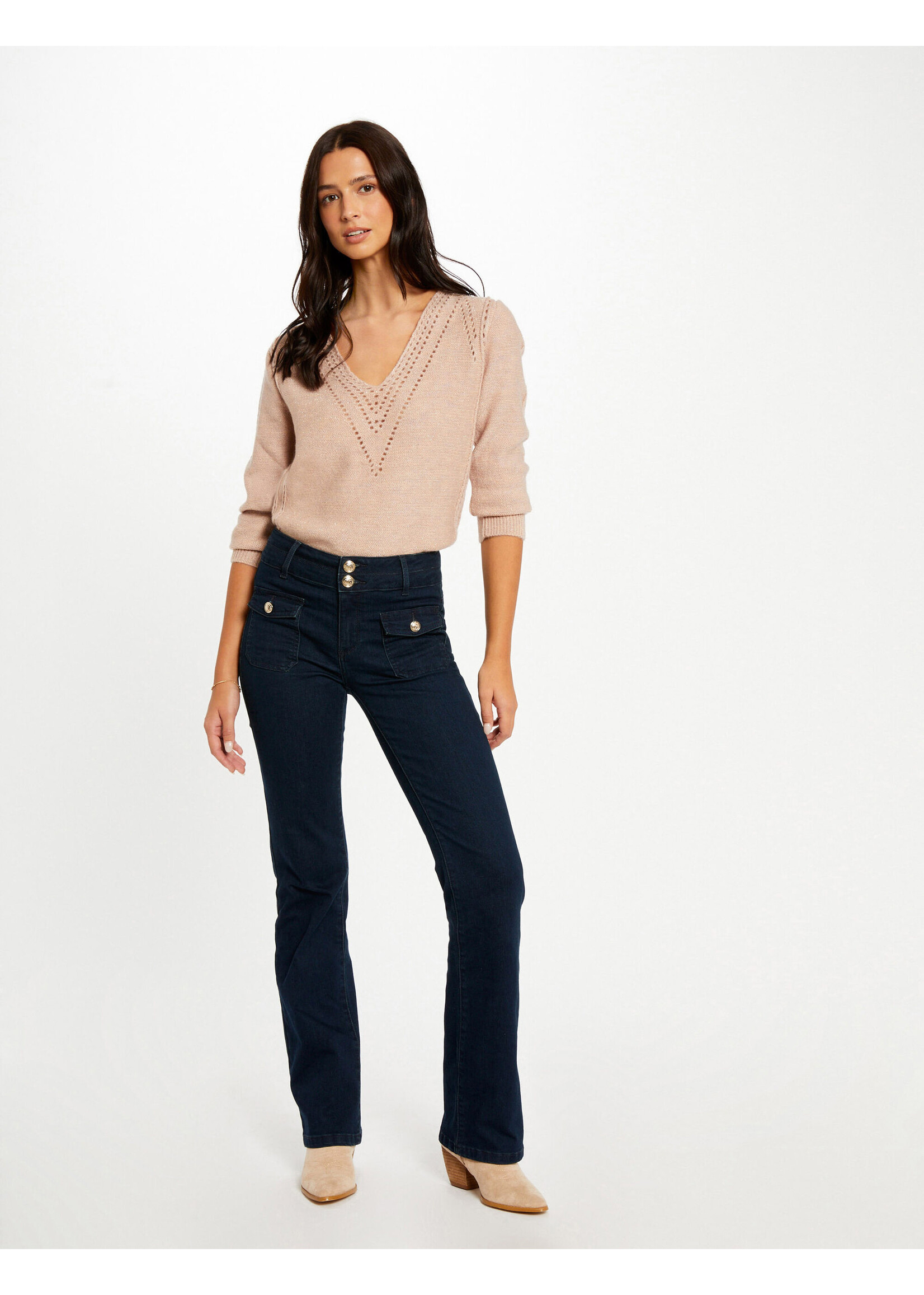 MORGAN JEANS POLEN1 DARK BLUE