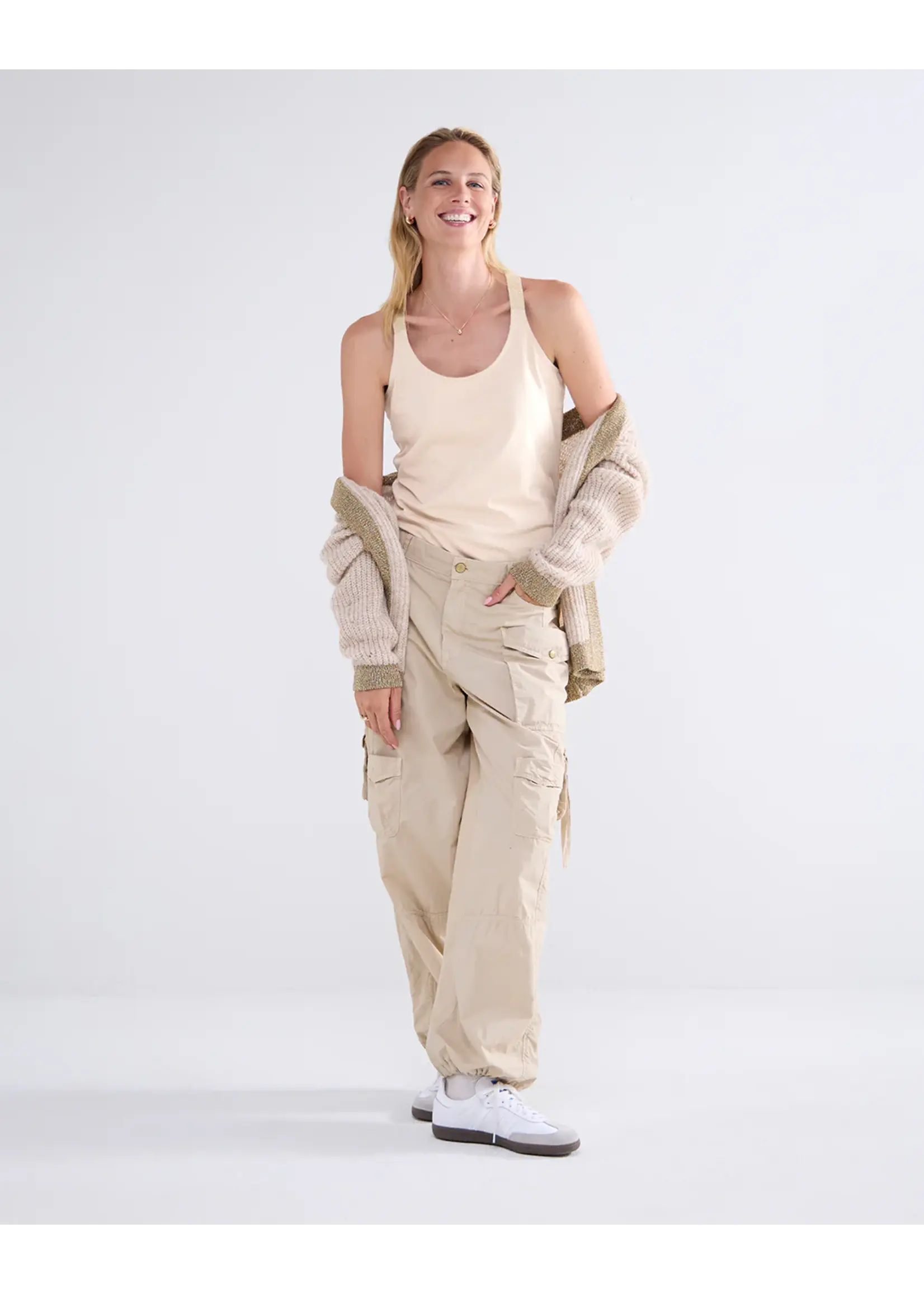 SUMMUM WOMAN SUMMUM LUXURY BASIC TOP IVORY NICE-3688