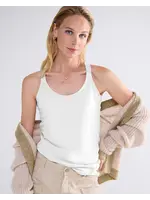 SUMMUM WOMAN SUMMUM LUXURY BASIC TOP WHITE