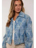 G MAXX ZARIAH JACKET DENIM LIGHT BLUE