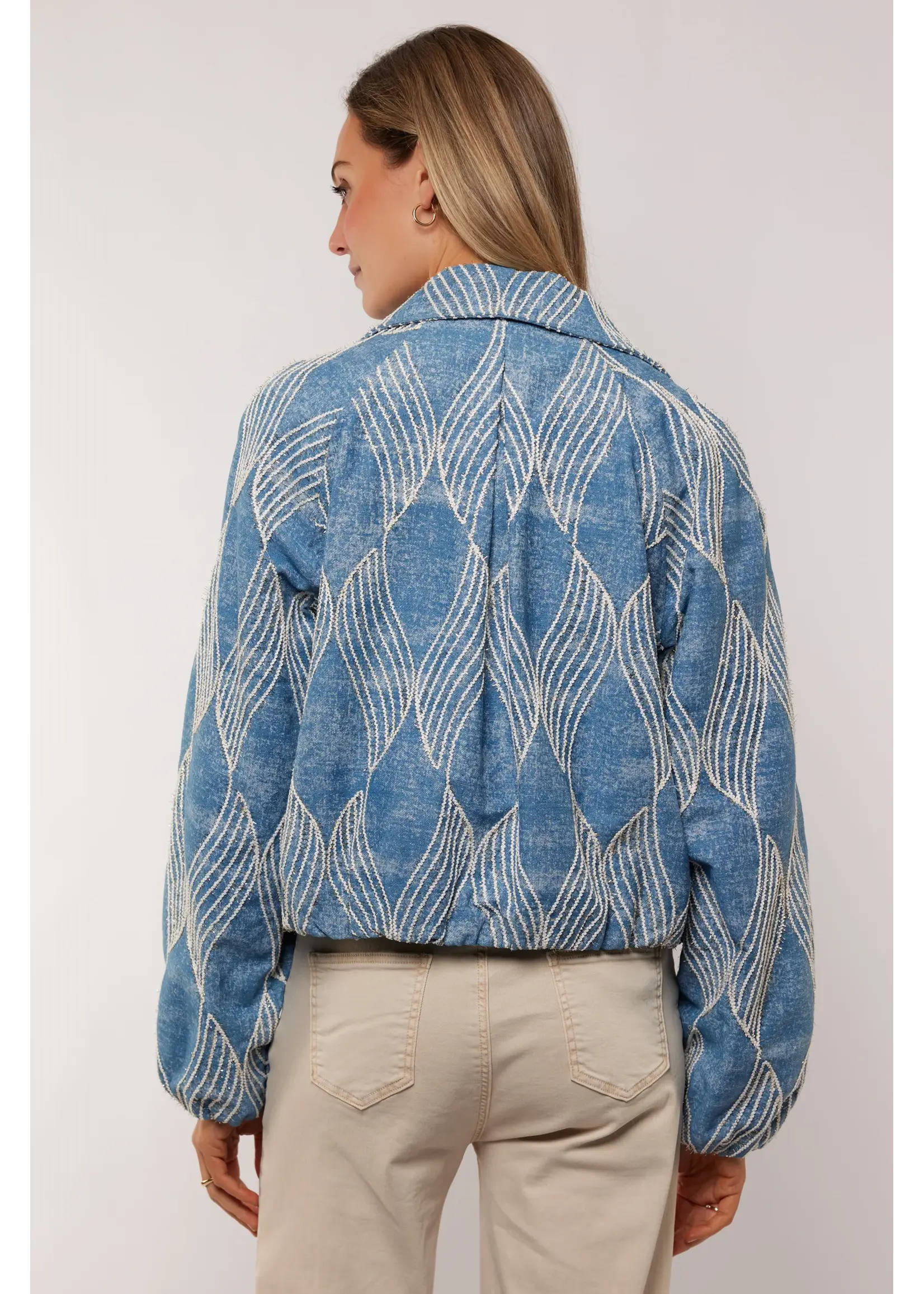 G MAXX ZARIAH JACKET DENIM LIGHT BLUE 26VZG38