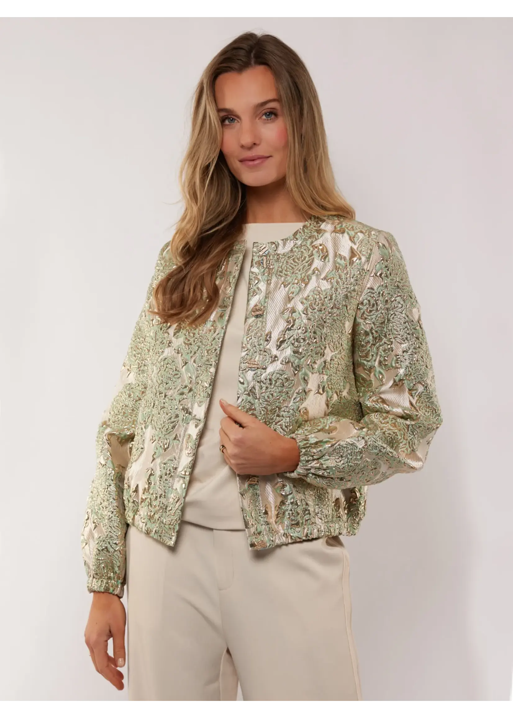 G MAXX DALIA JACKET LIGHT MOSS/SAND  26VZG34