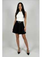 MARKUP MINI SKIRT BLACK