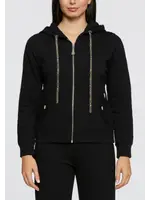 MARKUP VEST FELPA ZIP BLACK MW9620017