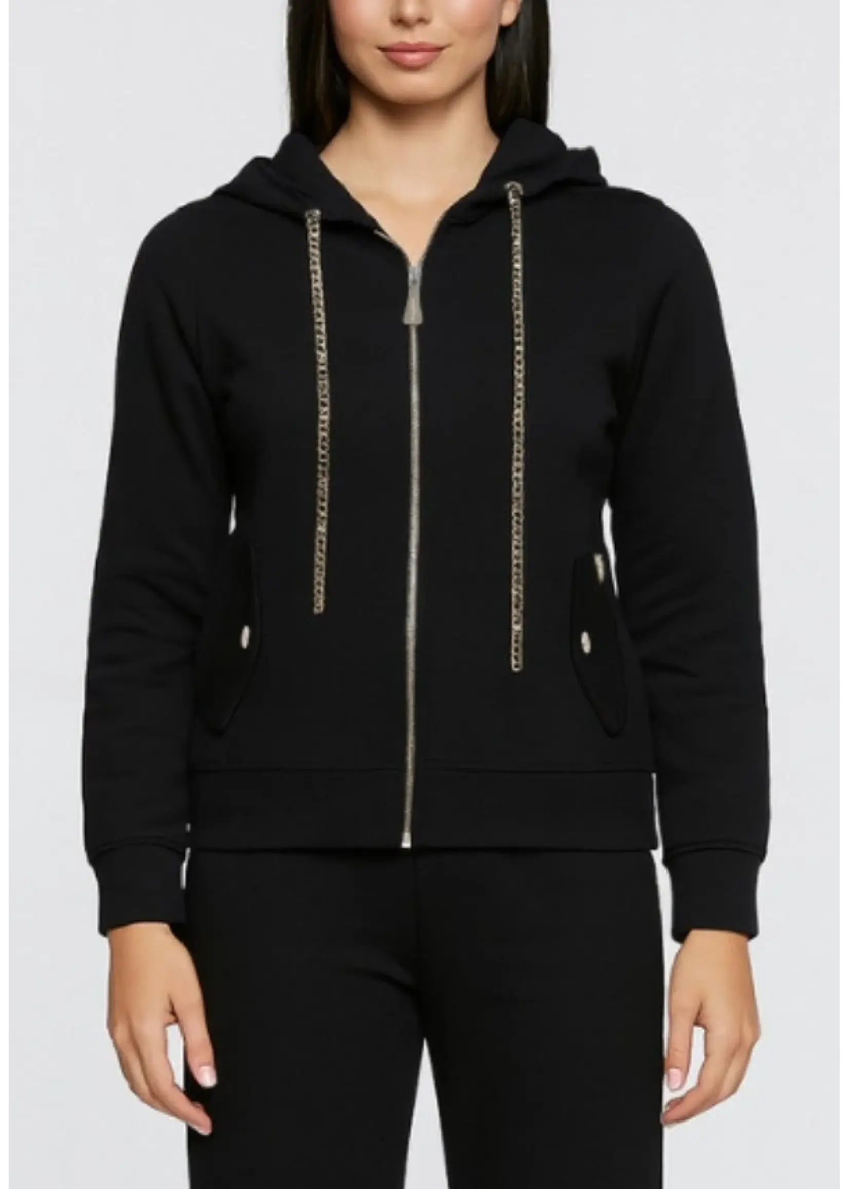 MARKUP VEST FELPA ZIP BLACK MW9620017