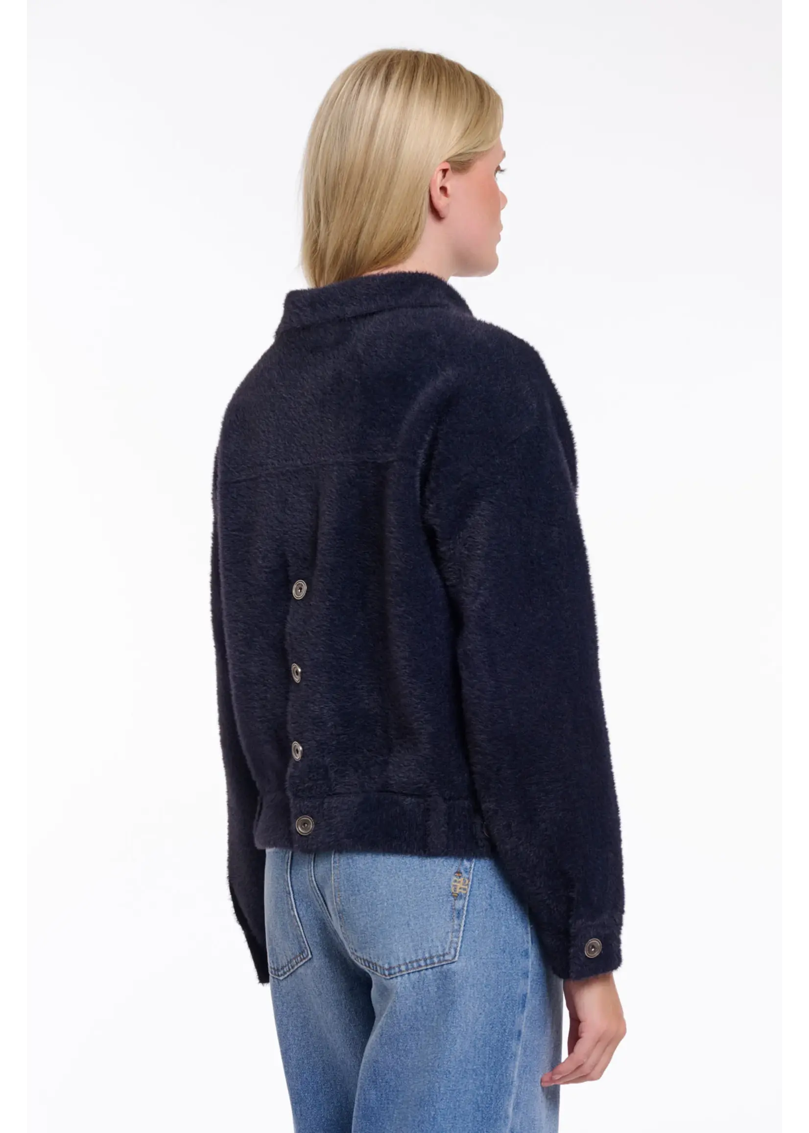 RINO & PELLE BUBBLY BOXY JACKET DARK NAVY 5002621