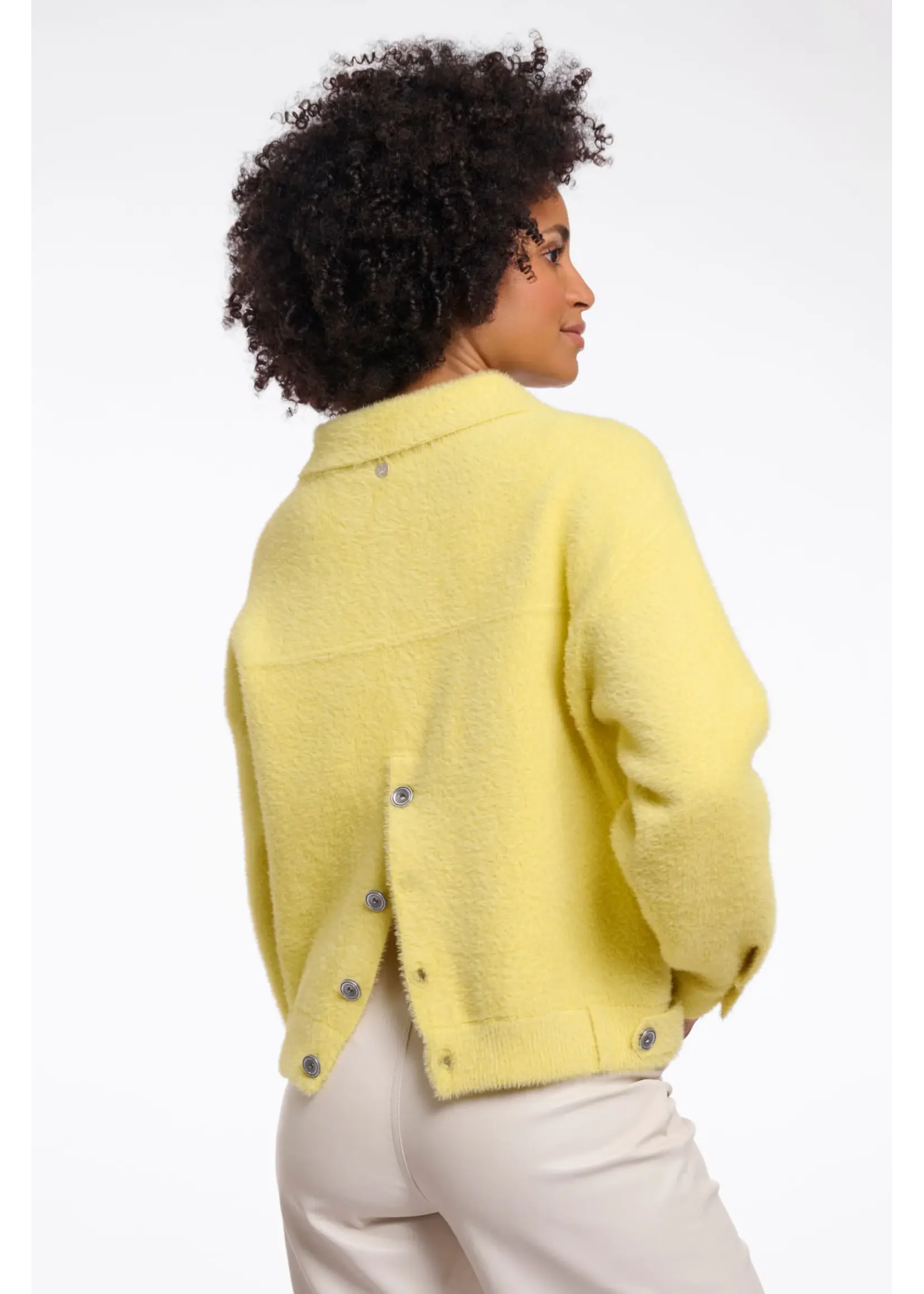 RINO & PELLE BUBBLY BOXY JACKET BREEZY LIME 5002621