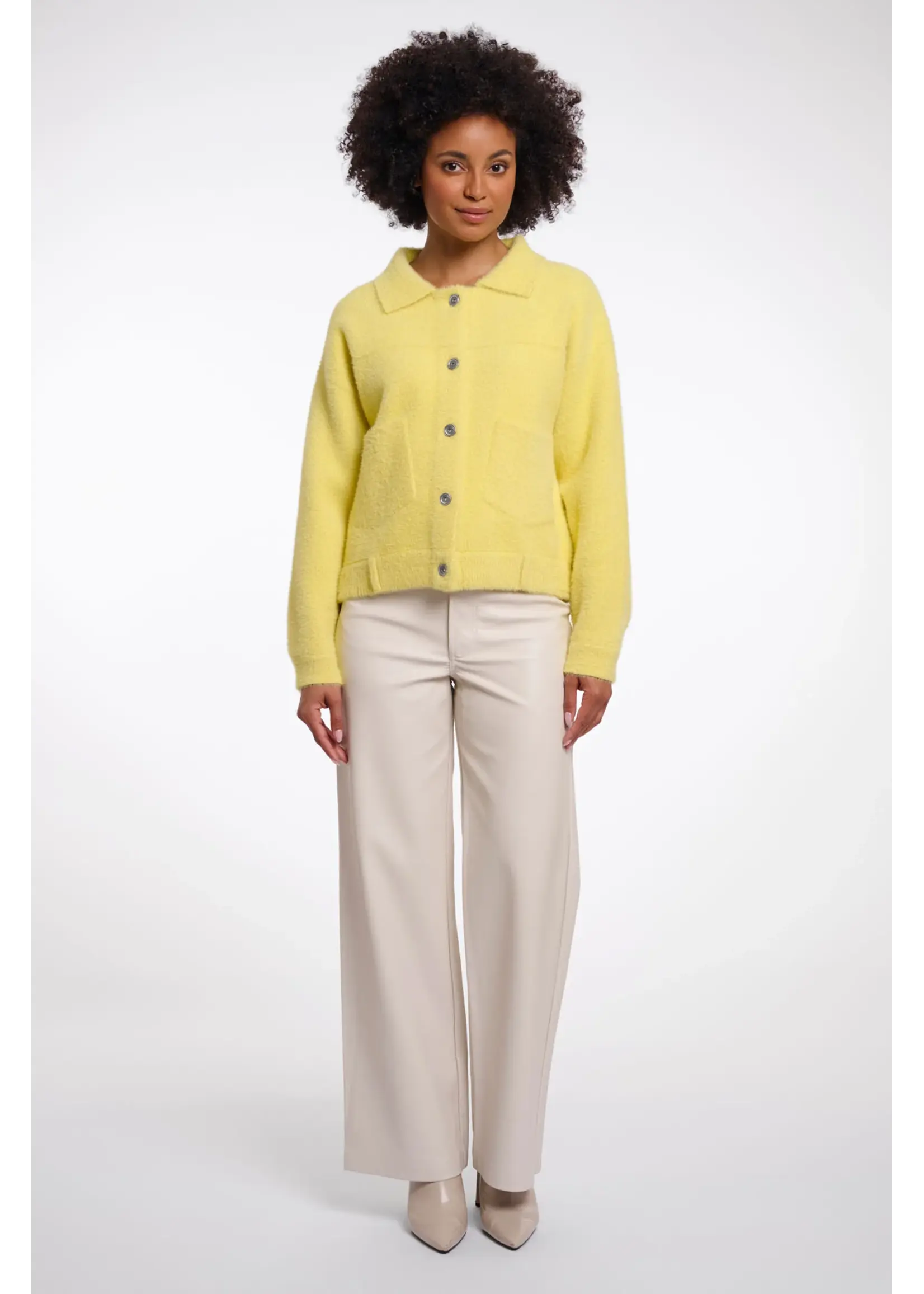 RINO & PELLE BUBBLY BOXY JACKET BREEZY LIME 5002621