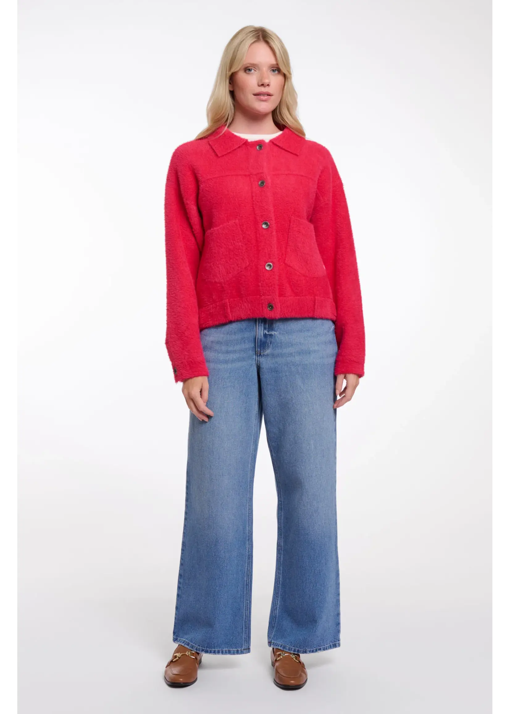 RINO & PELLE BUBBLY BOXY JACKET PINK PUNCH 5002621