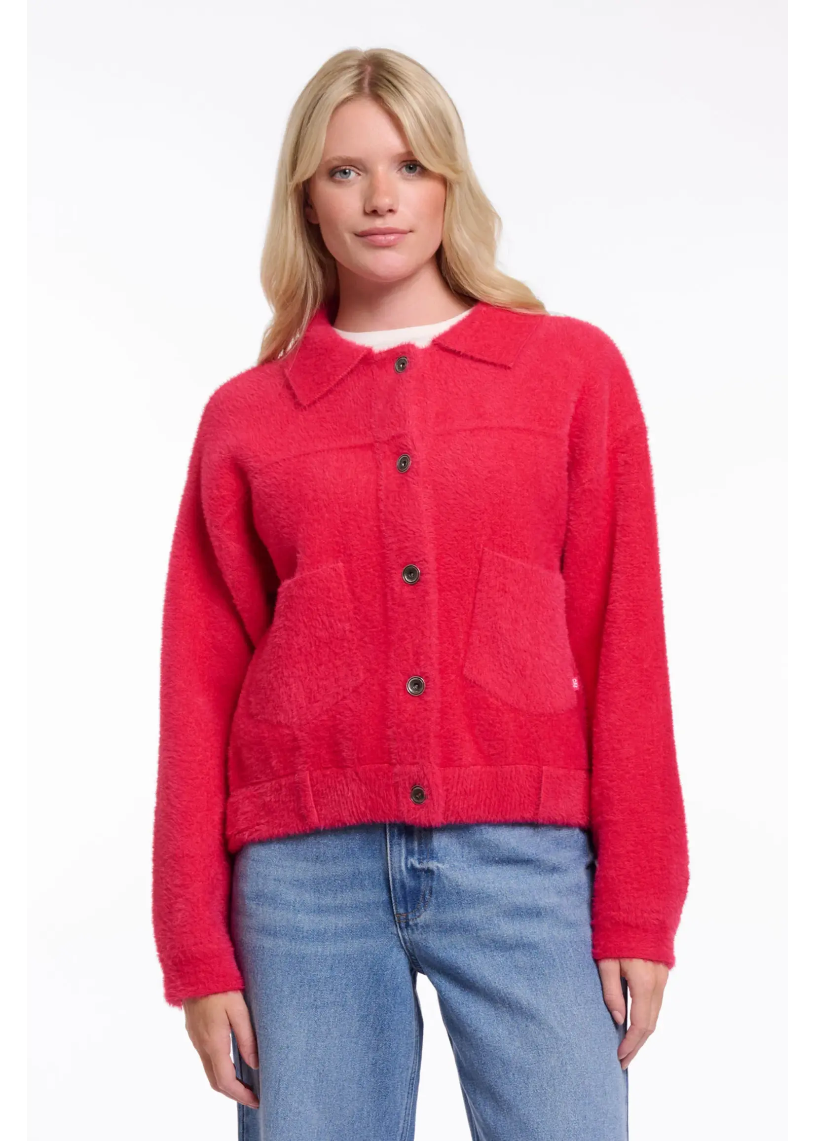 RINO & PELLE BUBBLY BOXY JACKET PINK PUNCH 5002621