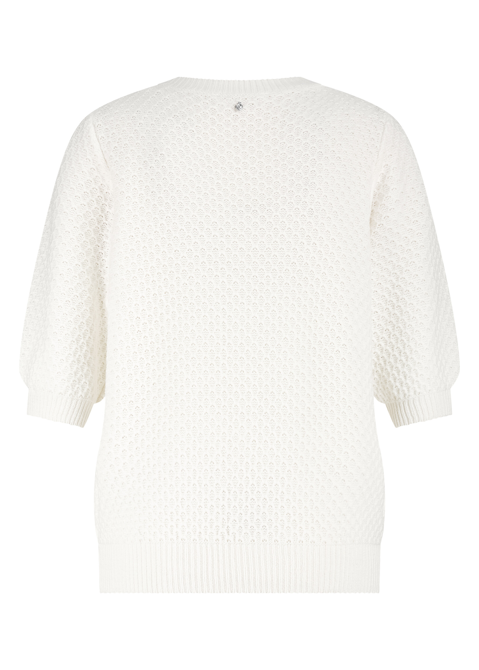 Tramontana SEGUIN SHORT SLEEVE JUMPER OFF WHITE Y11-19-601