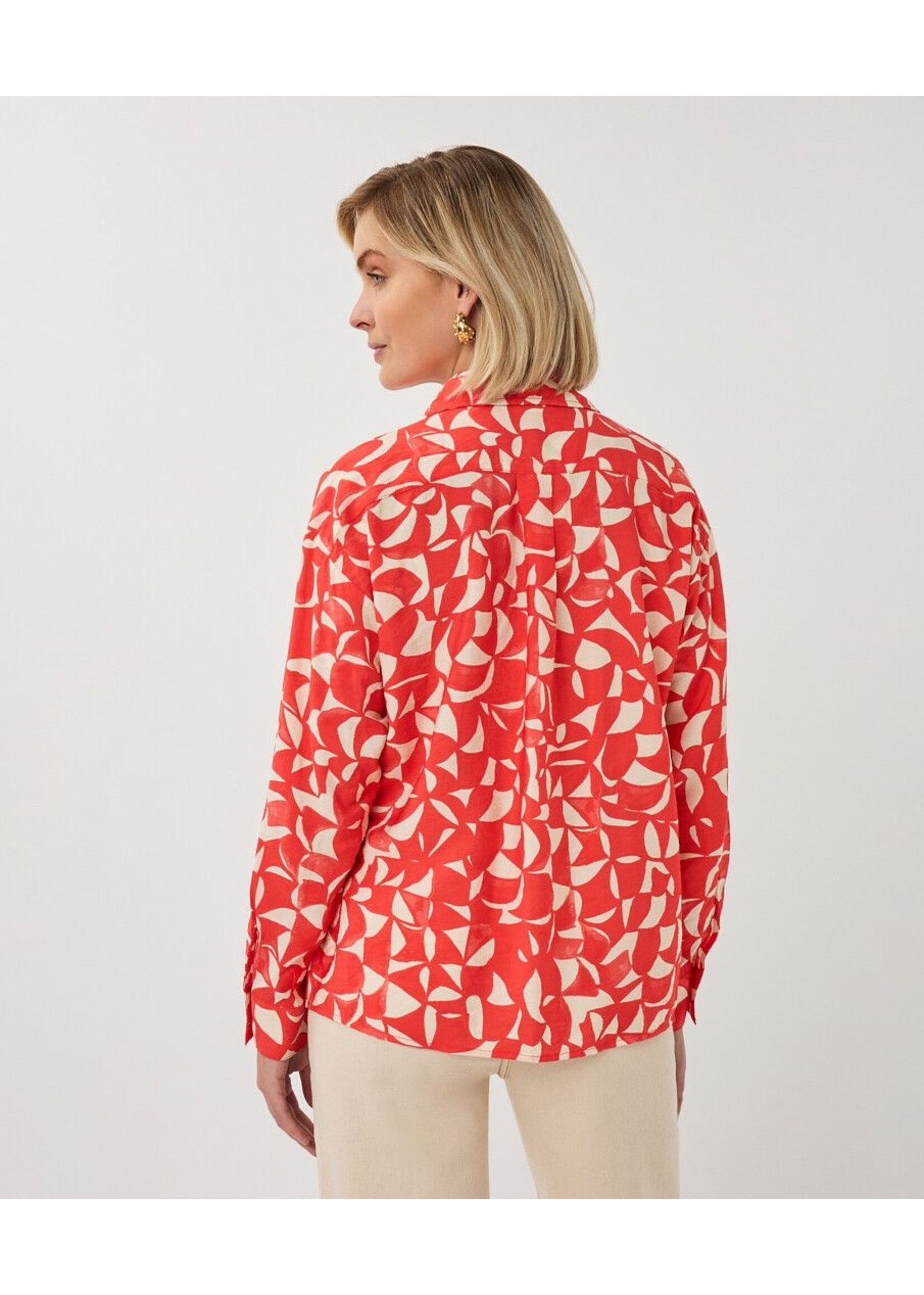 ESQUALO SCARLET BLOUSE GRAPHIC PS26.14004