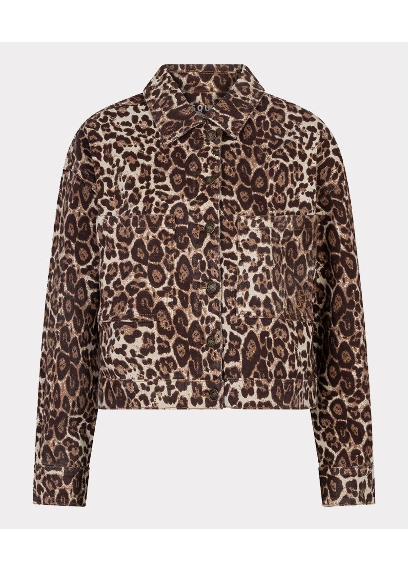 ESQUALO SCARLET JACKET JEANS LEOPARD PS26.12000