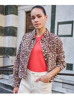 ESQUALO SCARLET JACKET JEANS LEOPARD