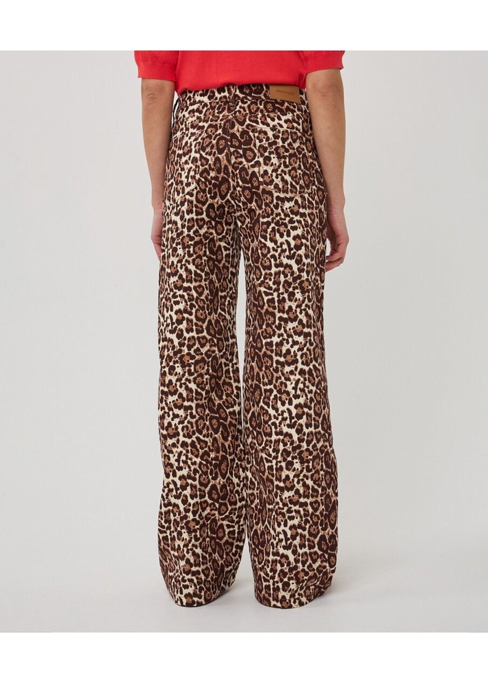 ESQUALO SCARLET TROUSERS JEANS LEOPARD PS26.12001