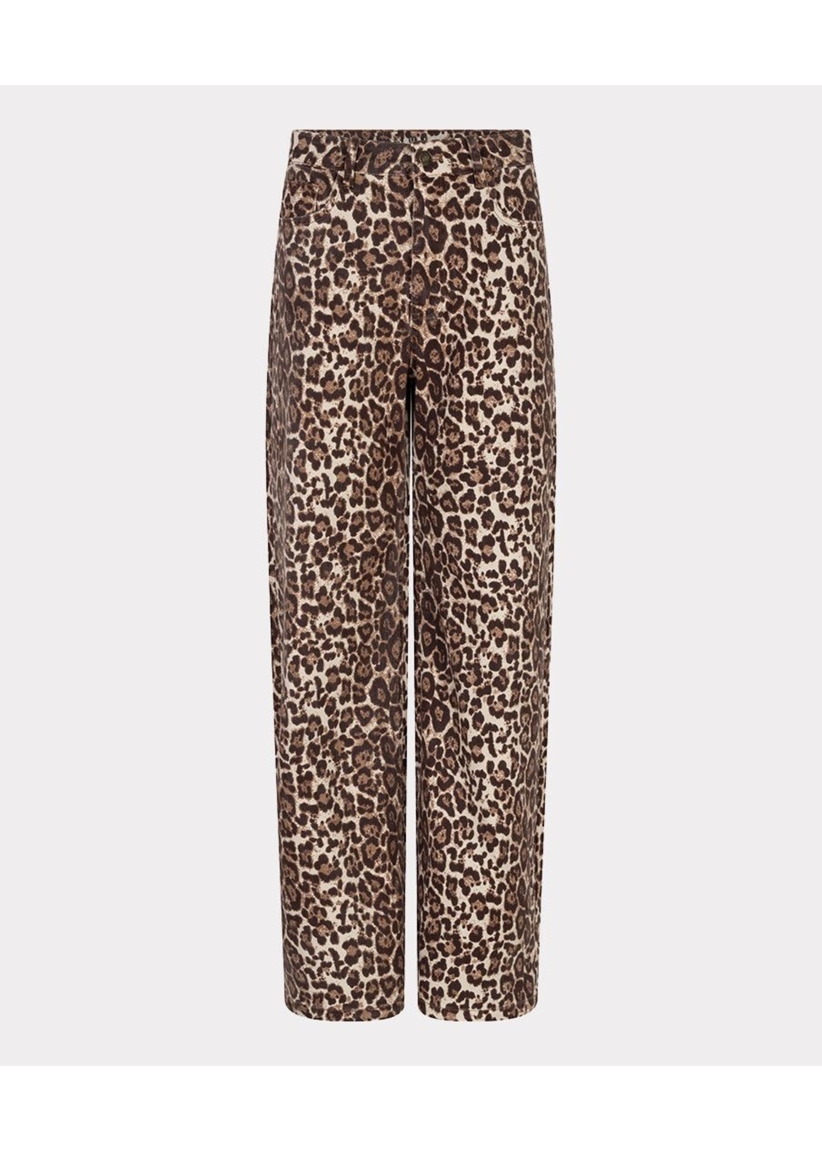 ESQUALO SCARLET TROUSERS JEANS LEOPARD PS26.12001