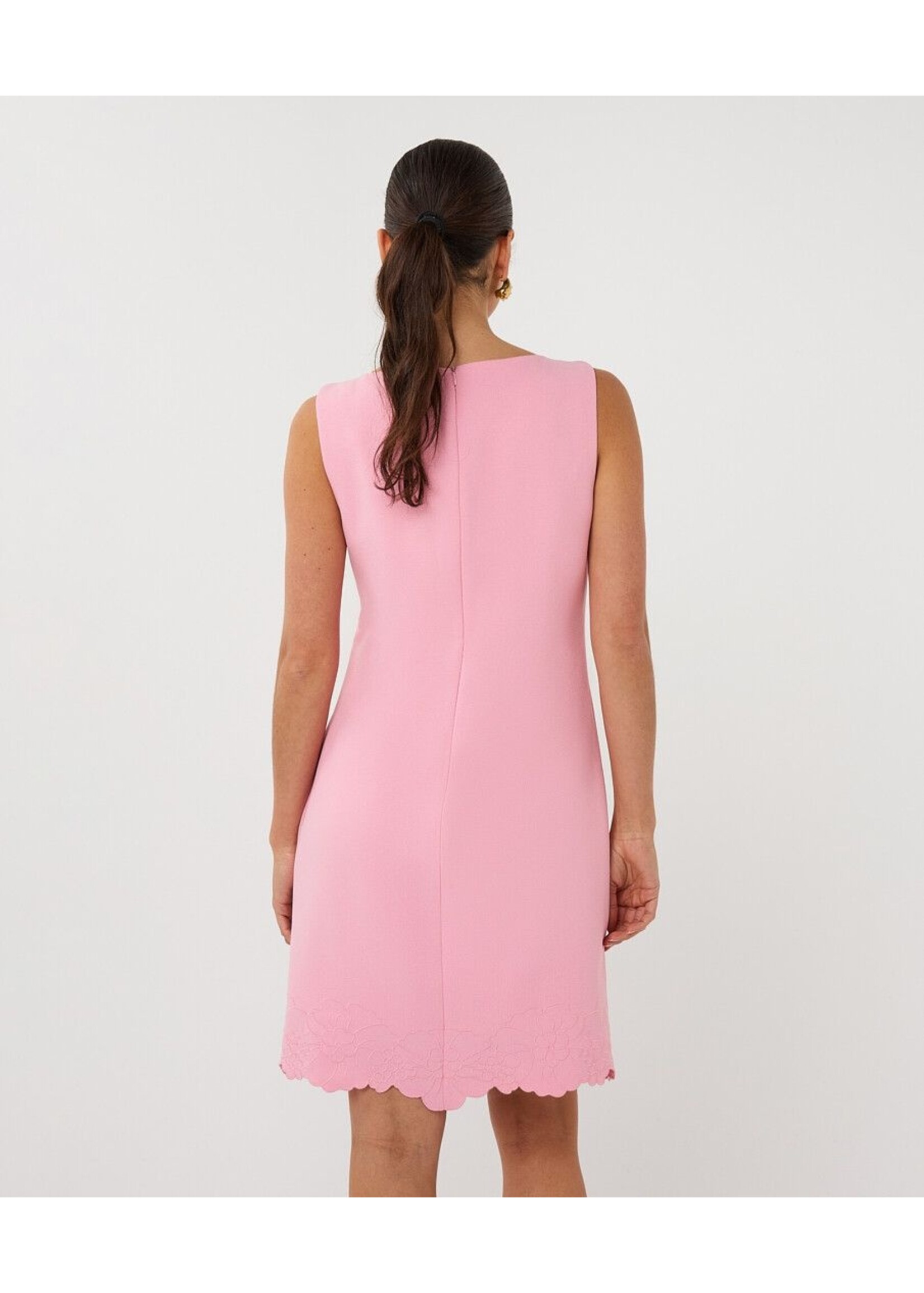 ESQUALO DRESS FLOWER BOTTOM ROMANCE ROSE PS26.05010