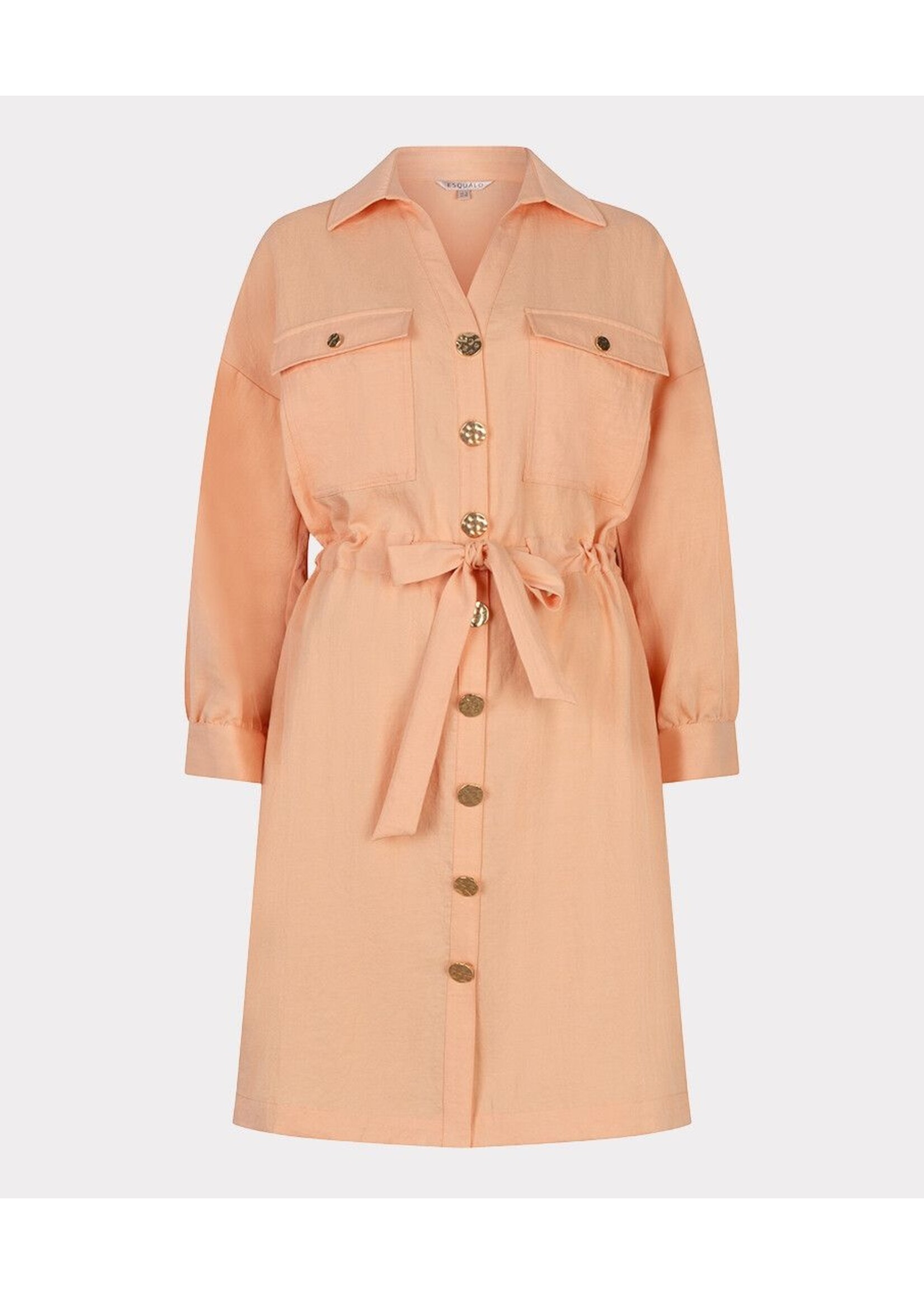 ESQUALO DRESS FINE CRINKLE BELLINI PS26.10036