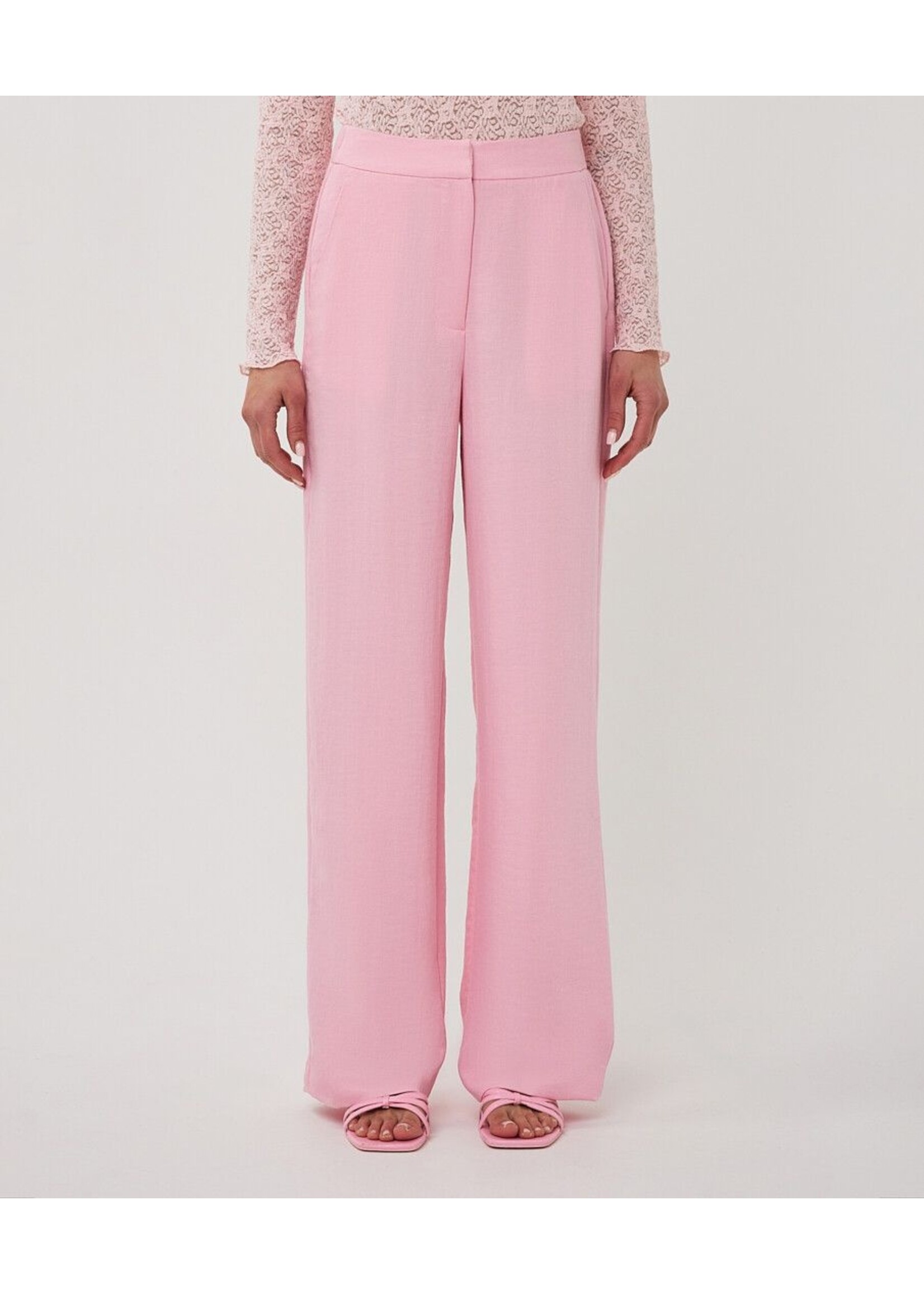 ESQUALO TROUSER TWILL WIDE ROMANCE ROSE PS26.10048