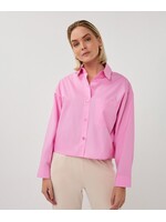 ESQUALO BLOUSE CROPPED FOLDED ROSE