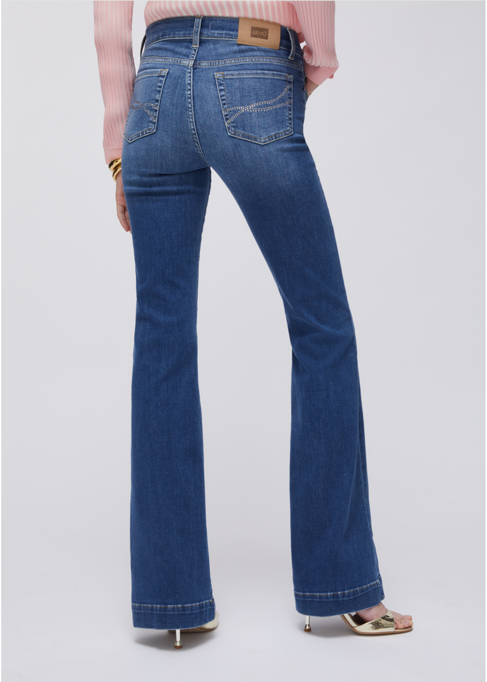 LIU JO PANTS DENIM BLUE AUTH.UA6061-DS081