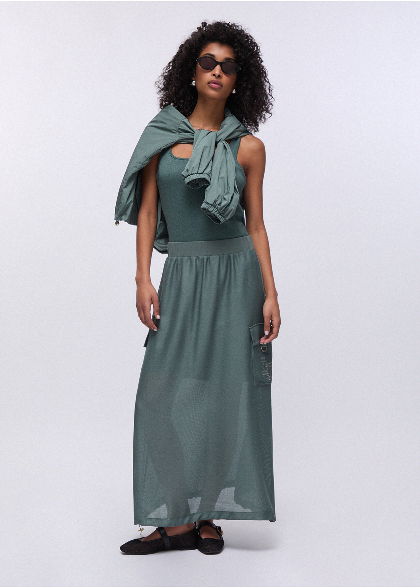 LIU JO TOP COSTINA LUX MILITARY TA6173-J3845