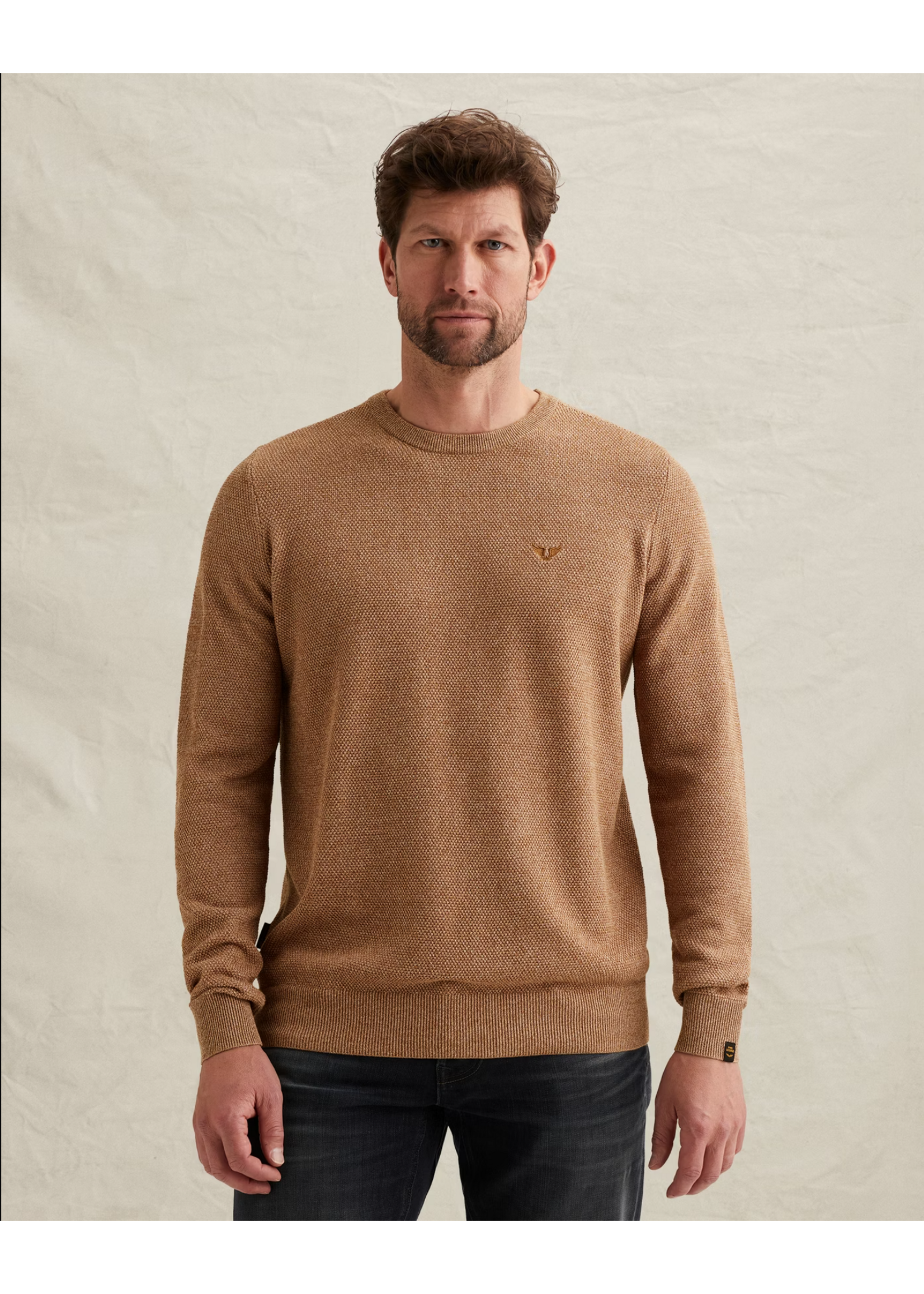 PME-Legend R-NECK COTTON GLAZED GINGER PKW2602324