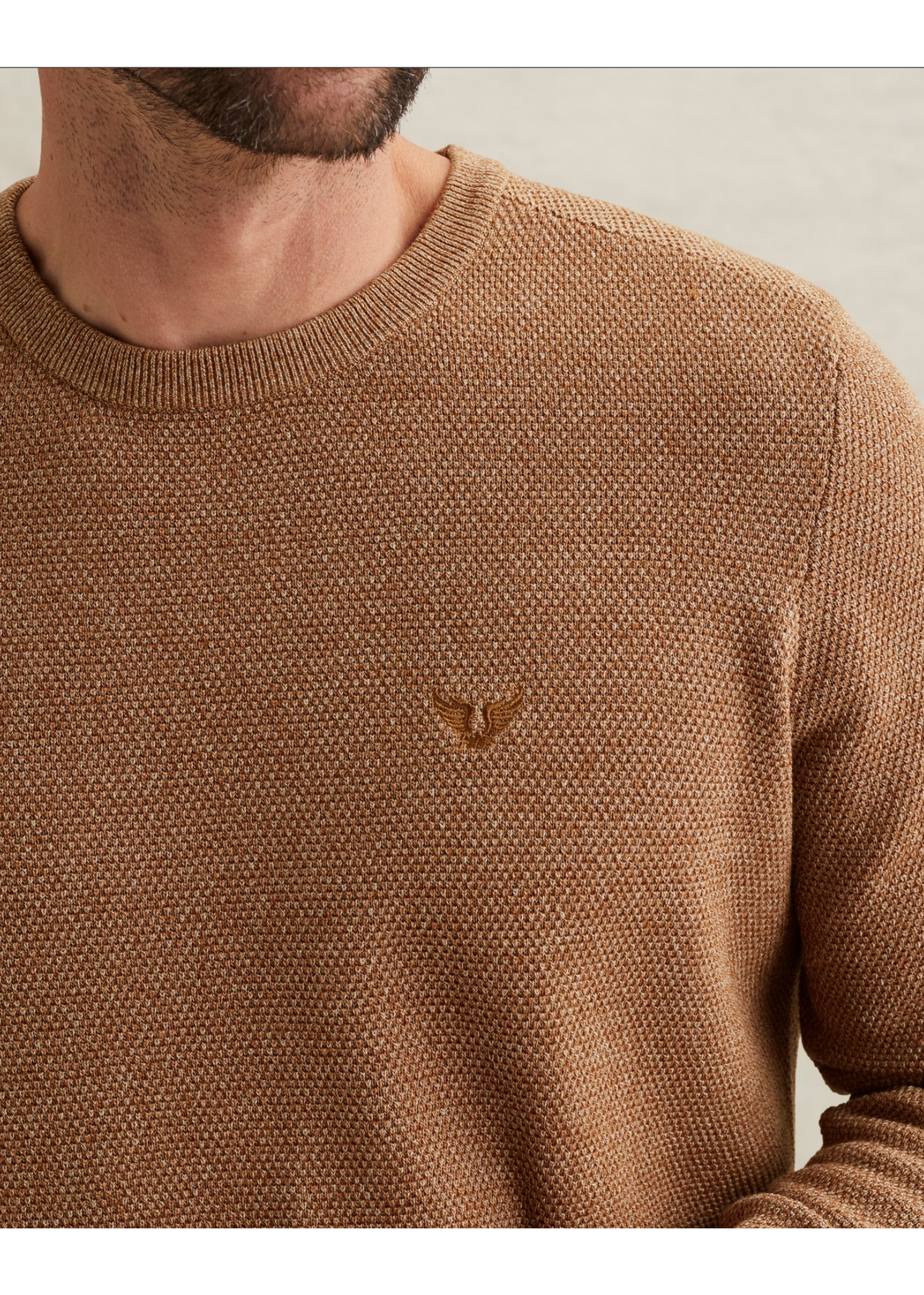 PME-Legend R-NECK COTTON GLAZED GINGER PKW2602324