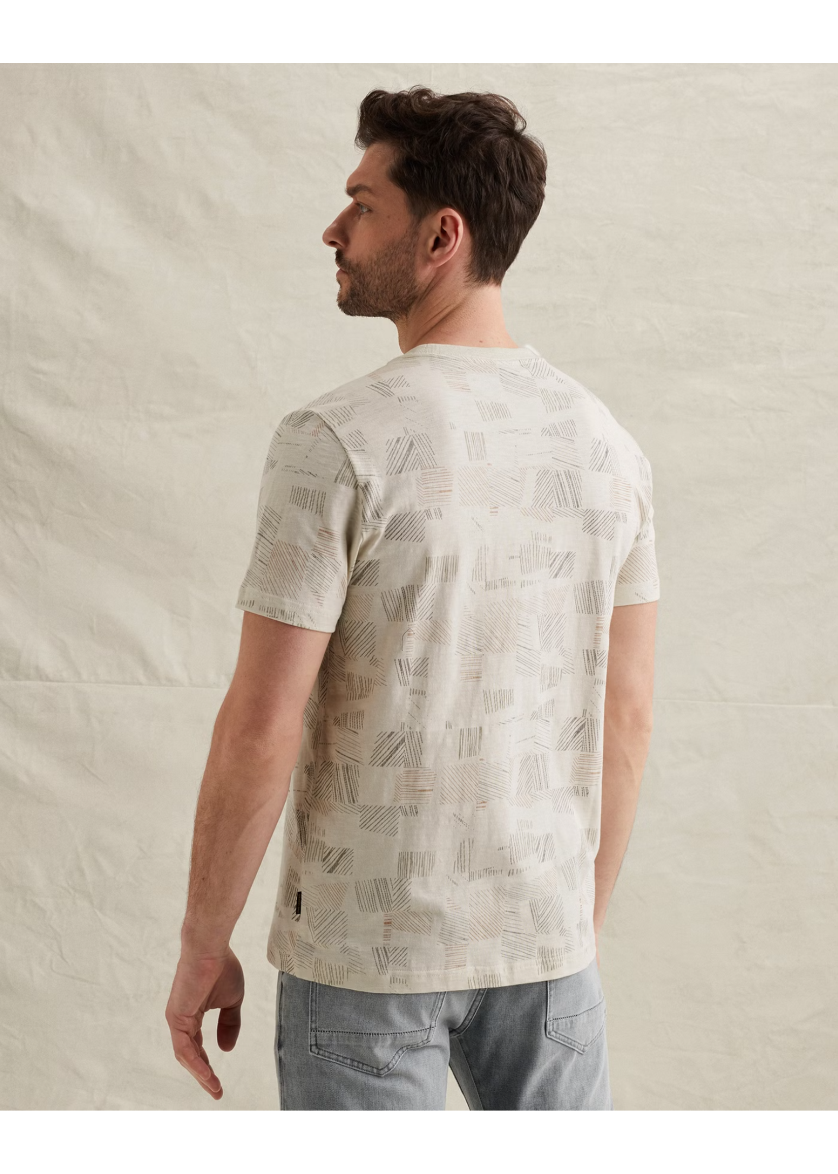 PME-Legend SHORT SLEEVE R-NECK BONE WHITE PTSS2602561-7013